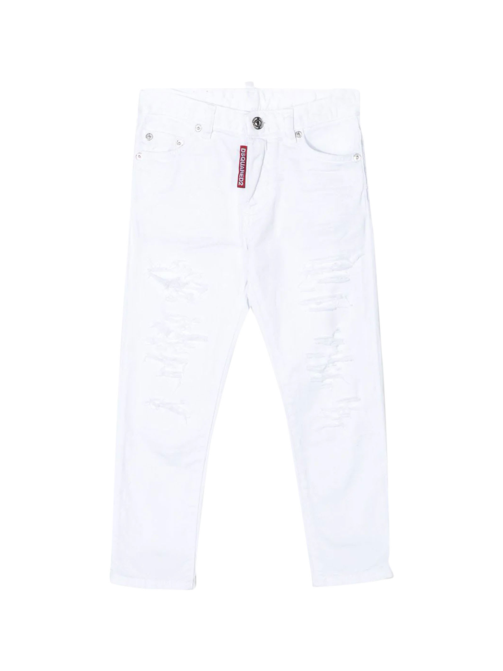 DSQUARED2 WHITE JEANS TEEN,11205184