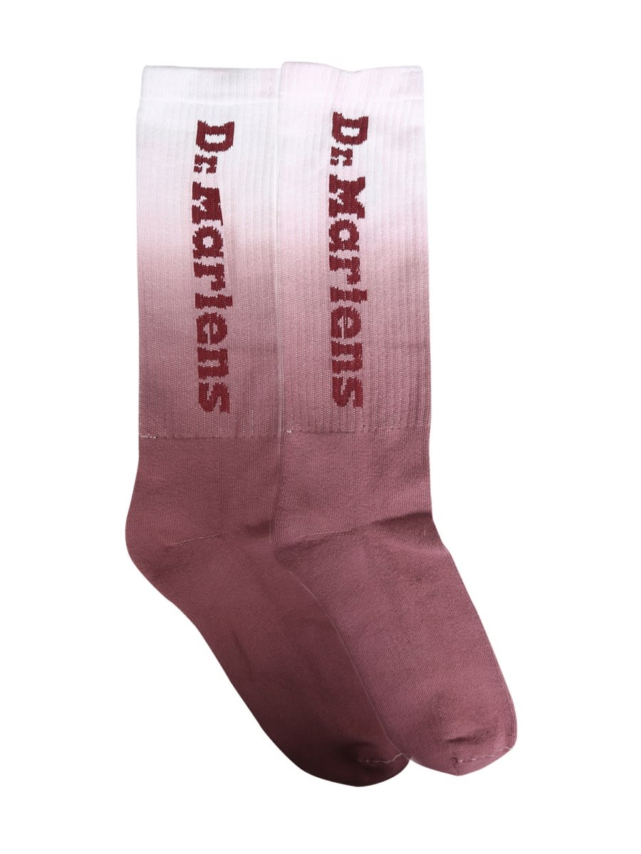 Shop Dr. Martens' Cotton Socks In Red