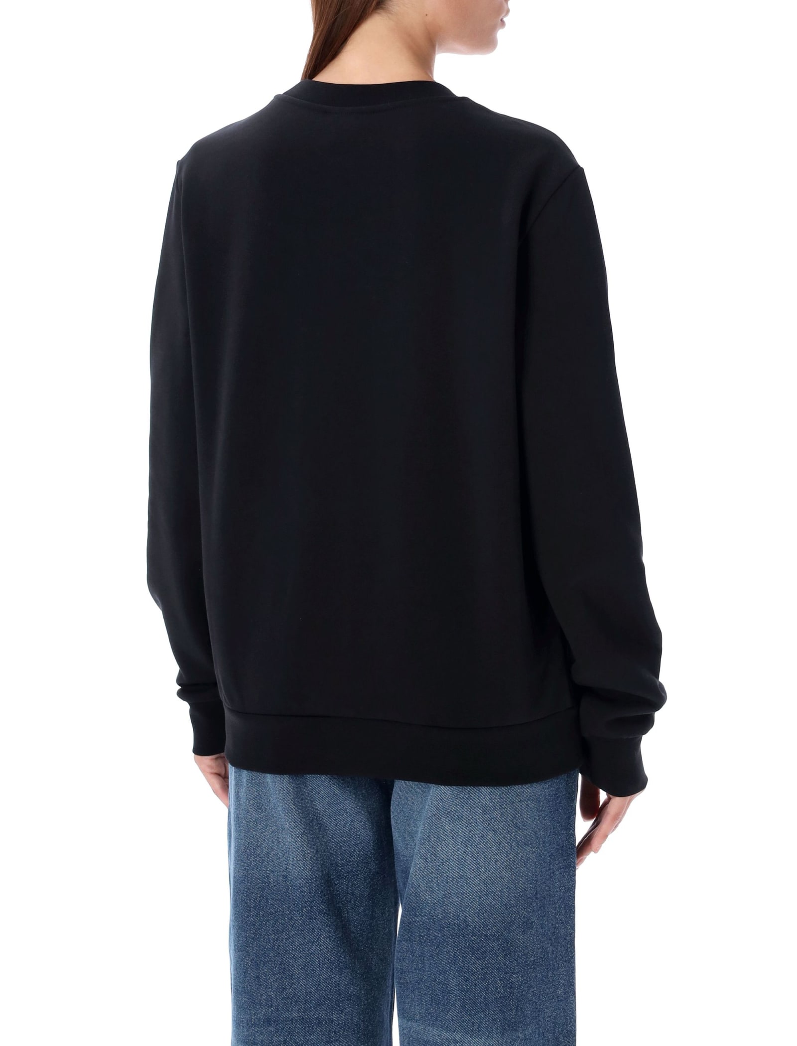 Shop Apc Rue Madame Sweatshirt In Noir/blanc