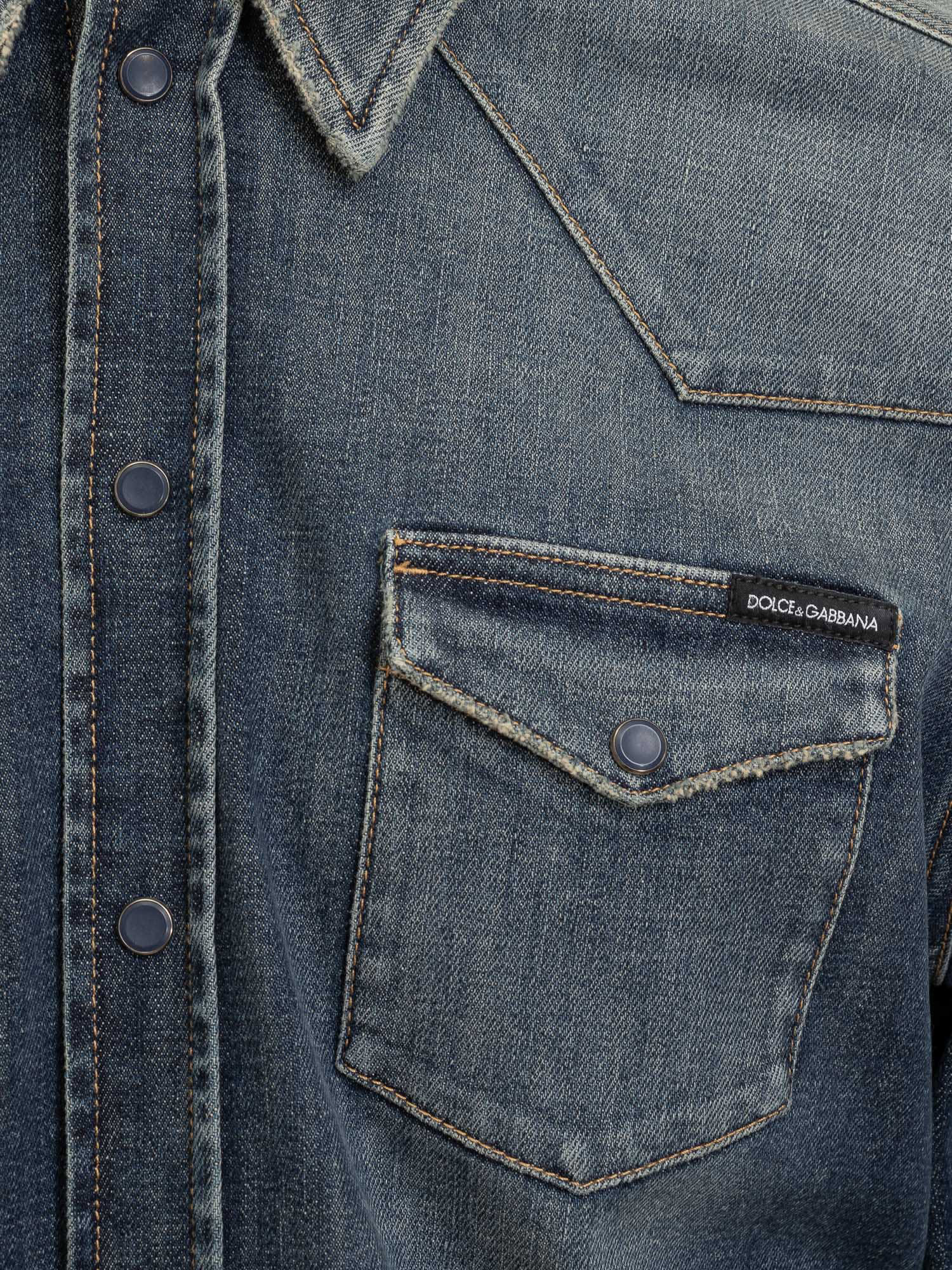 Dolce & Gabbana Men's Shirt In Blue