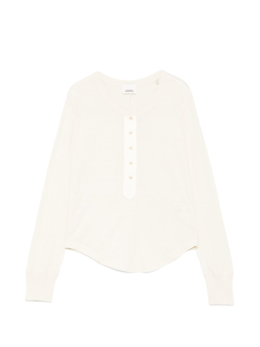 Isabel Marant Talicia Silk Sweater In Sand