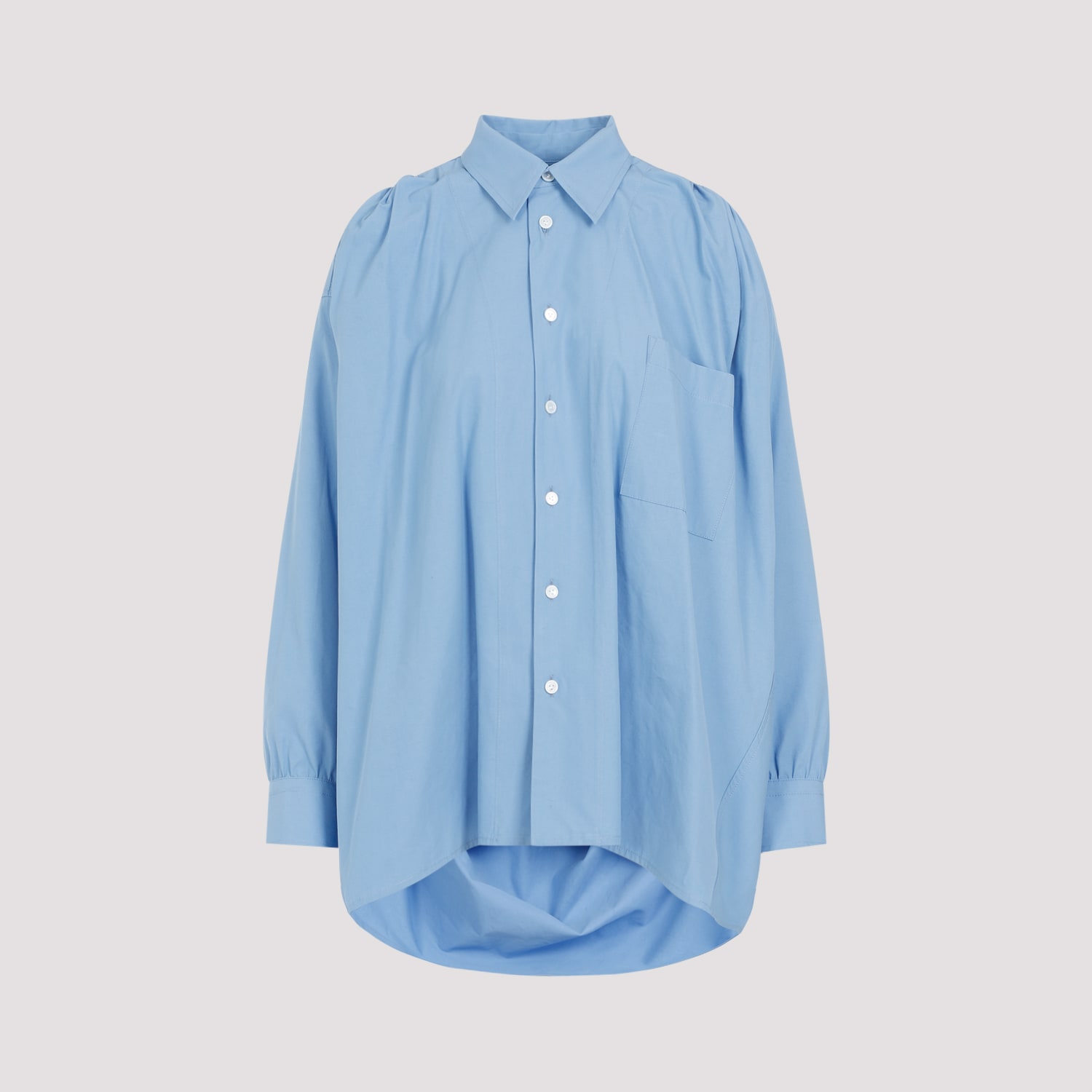 Bottega Veneta Cotton Shirt - Admiral - 4255 Admiral In Admiral