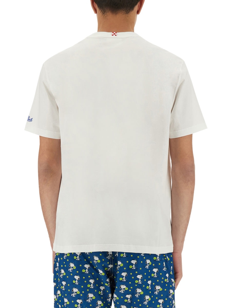 MC2 SAINT BARTH T-SHIRT WITH PRINT