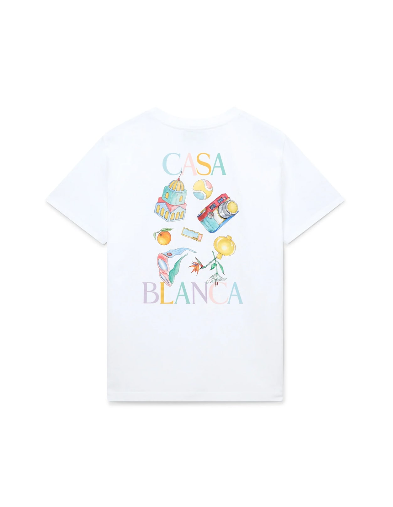 Shop Casablanca Objets En Vrac T-shirt In White