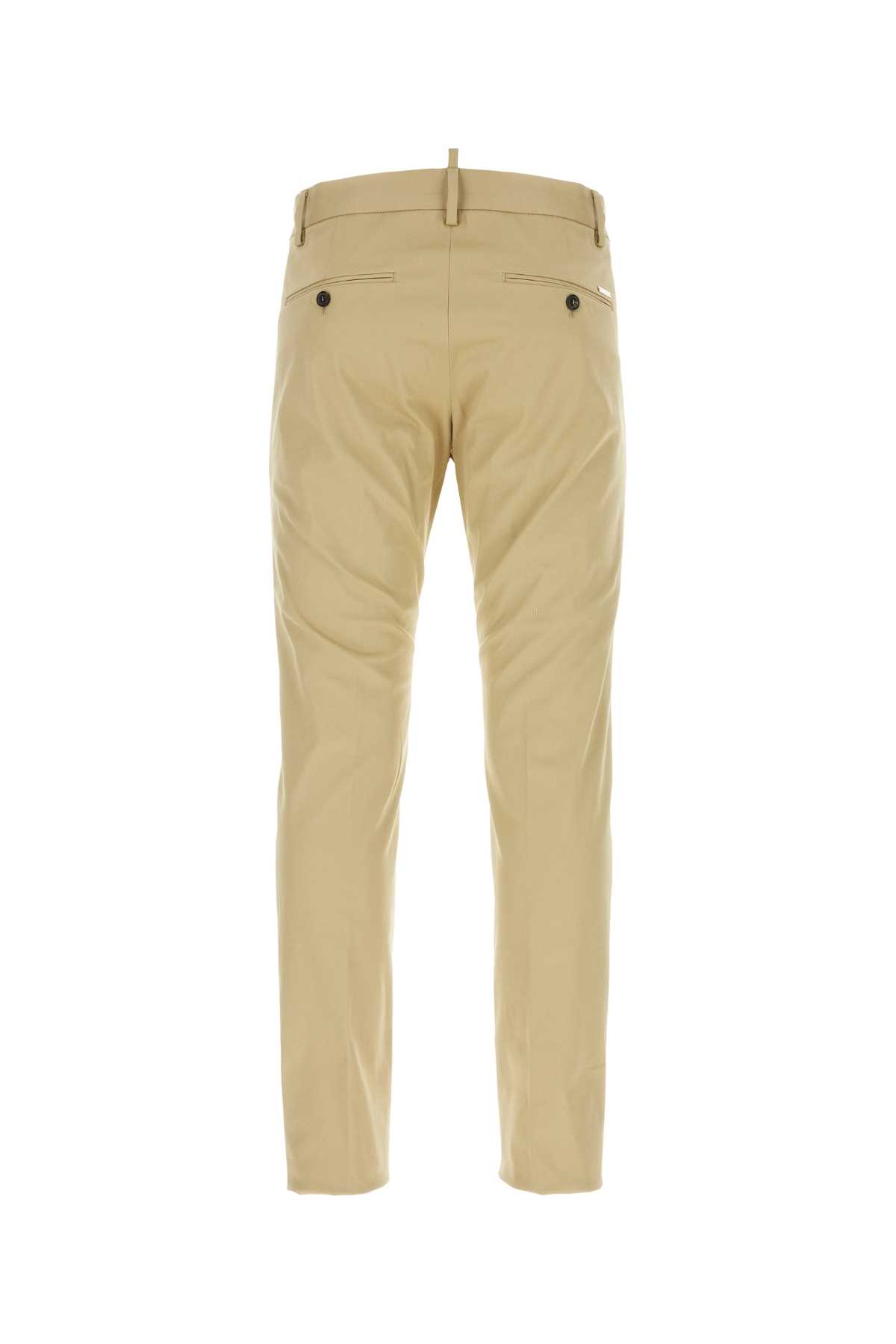 Dsquared2 Beige Stretch Cotton Cool Guy Pant In Stone