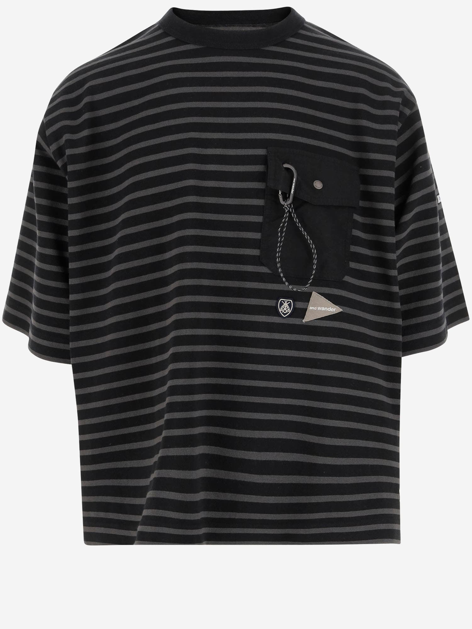 T-shirt With Logo And Snap Hook