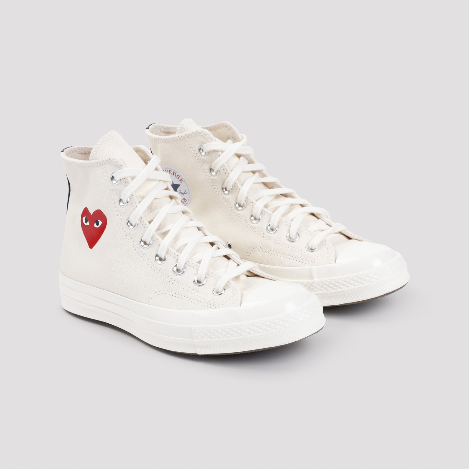 Comme Des Garçons Play Commes Des Garcons X Converse Sneakers In White