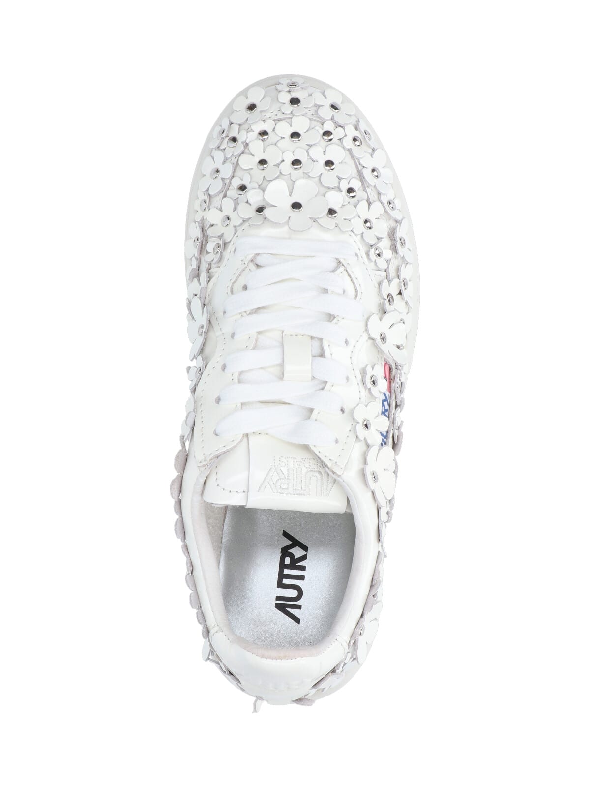 Autry Low-top Sneakers With Clean Silhouette And Rounded Toe In Silver