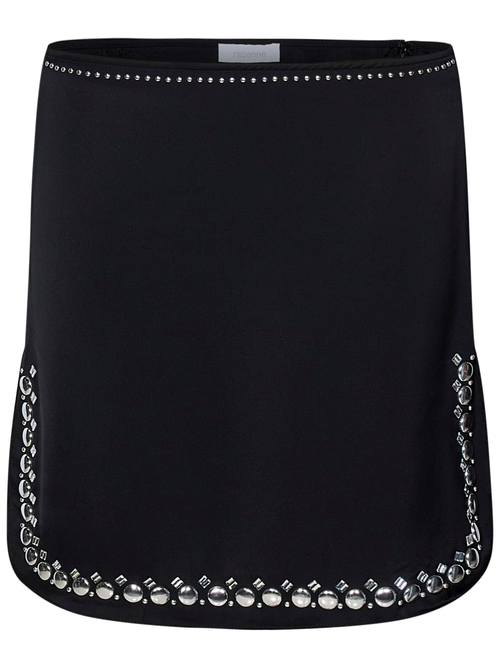 Shop Rabanne Mini Skirt In Black