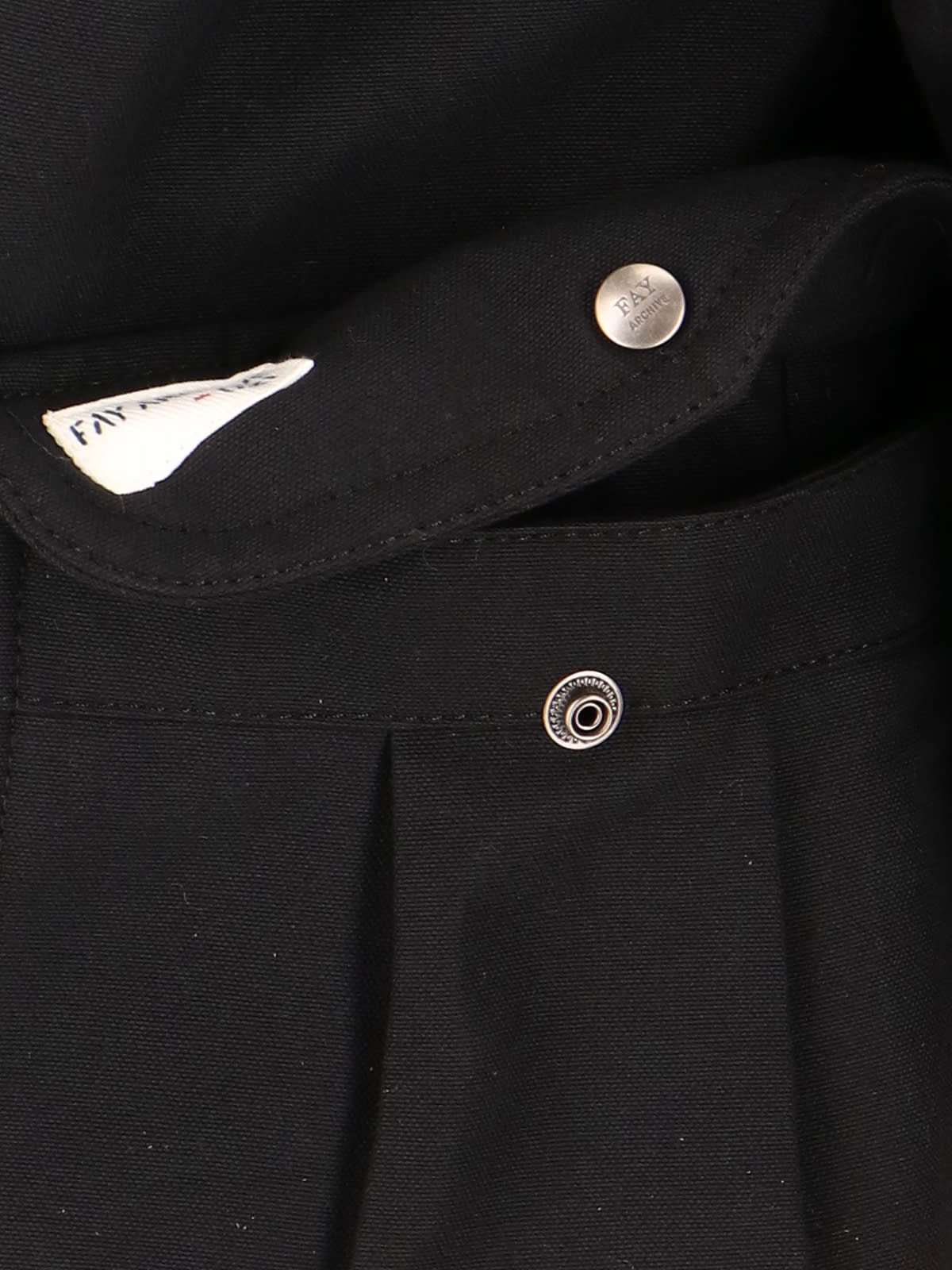 Shop Fay Long Jacket 4 Ganci In Black