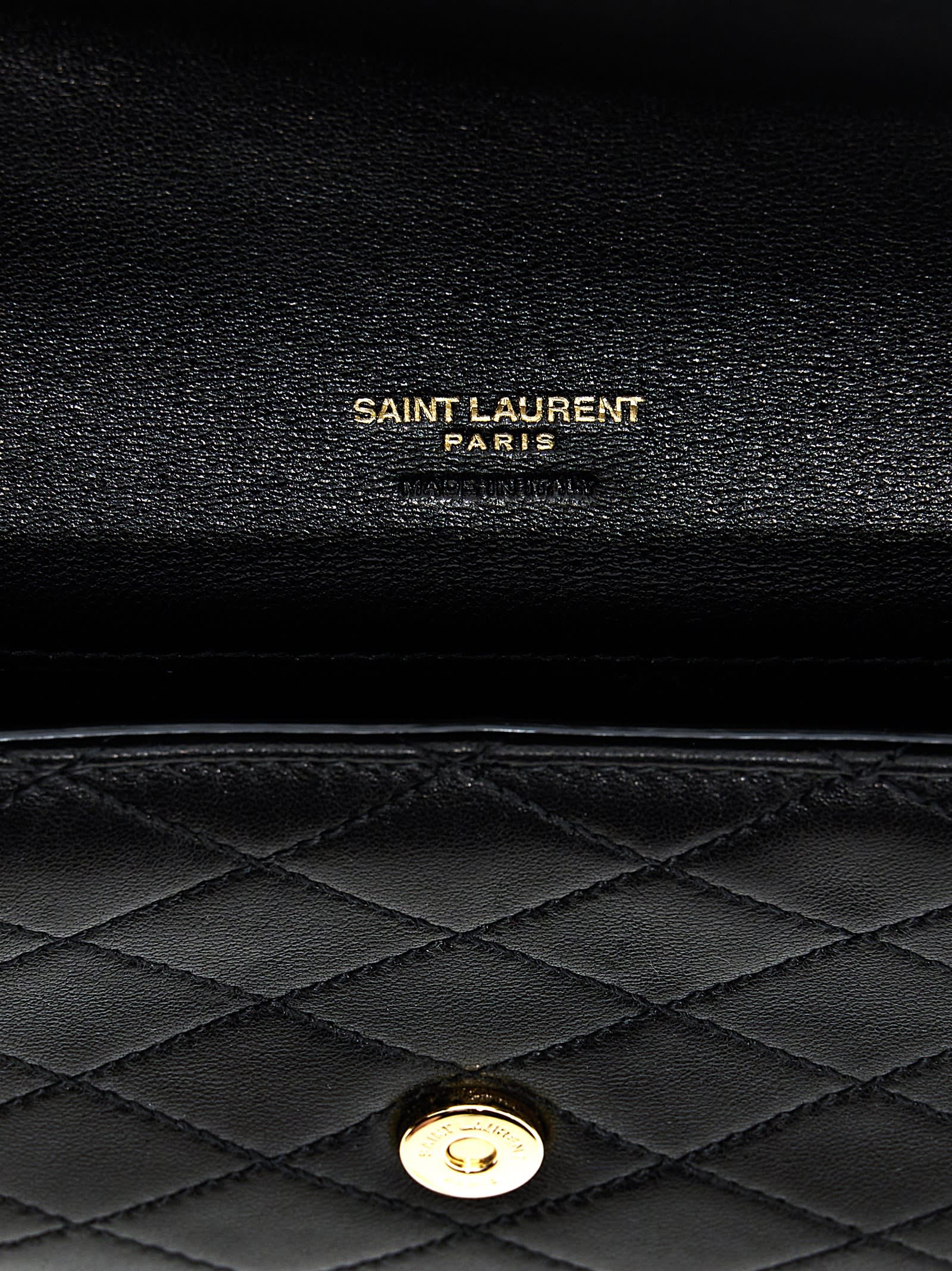 Saint Laurent Sintra Sport Crossbody Bag In Black