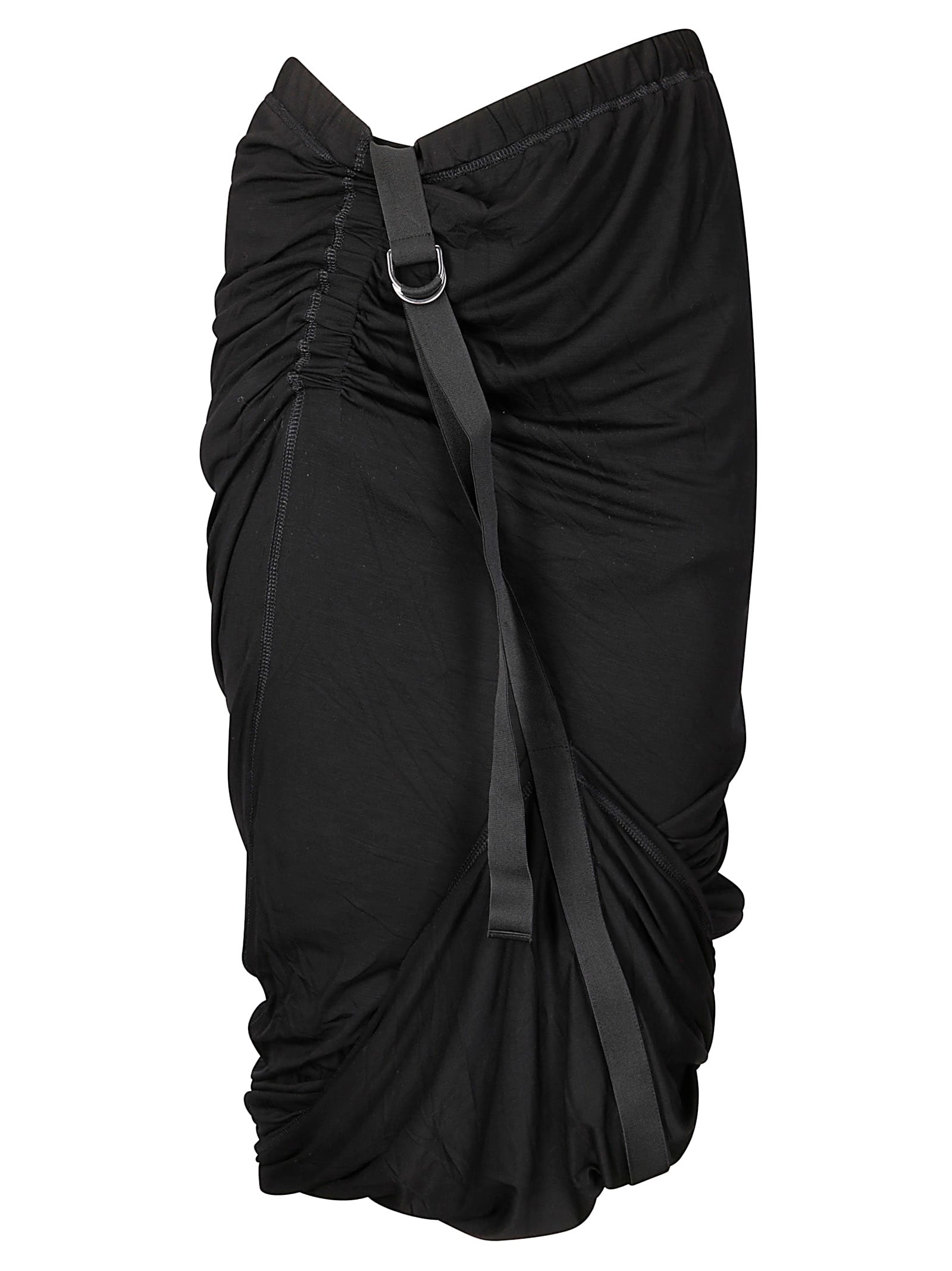 Helmut Lang Wind Skirt.soft Clou In Black