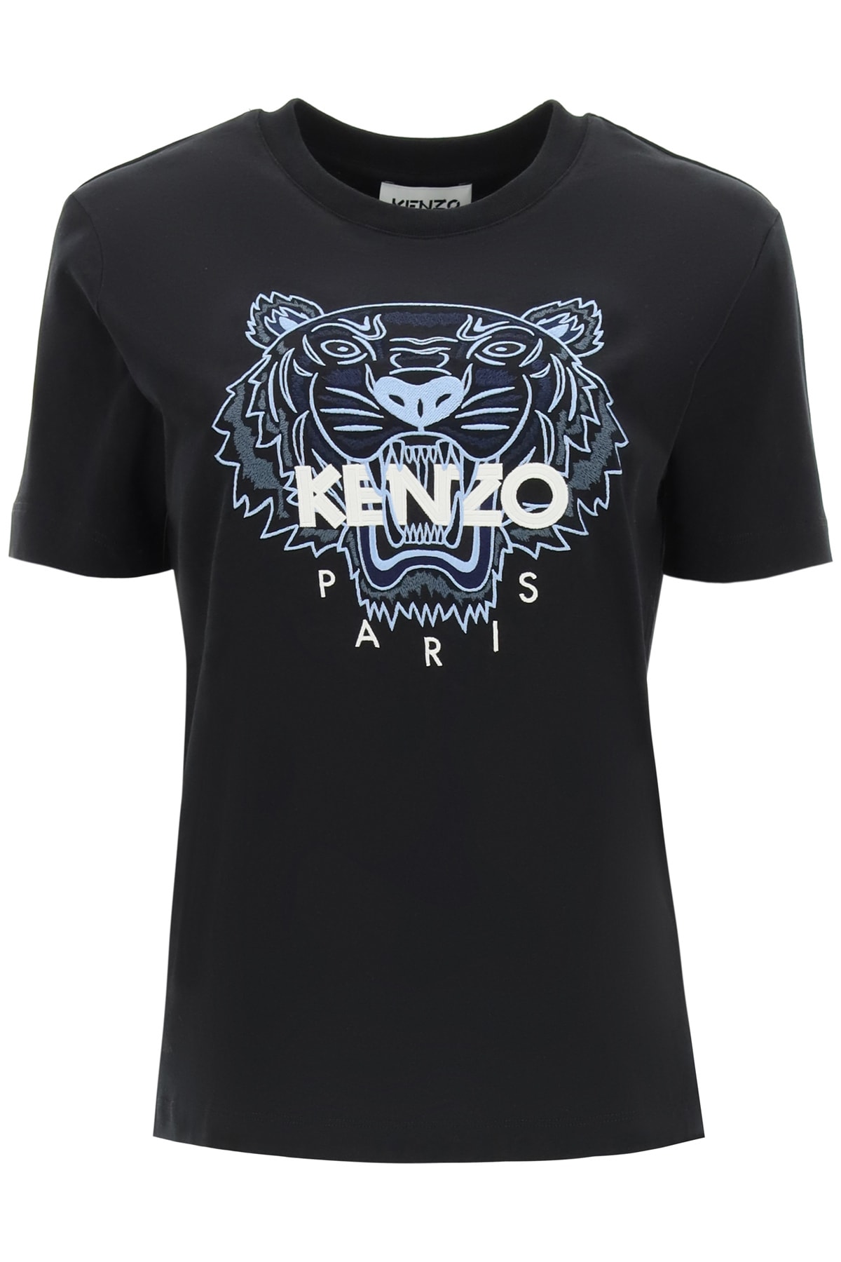 KENZO LOOSE T-SHIRT TIGER EMBROIDERY,11769205