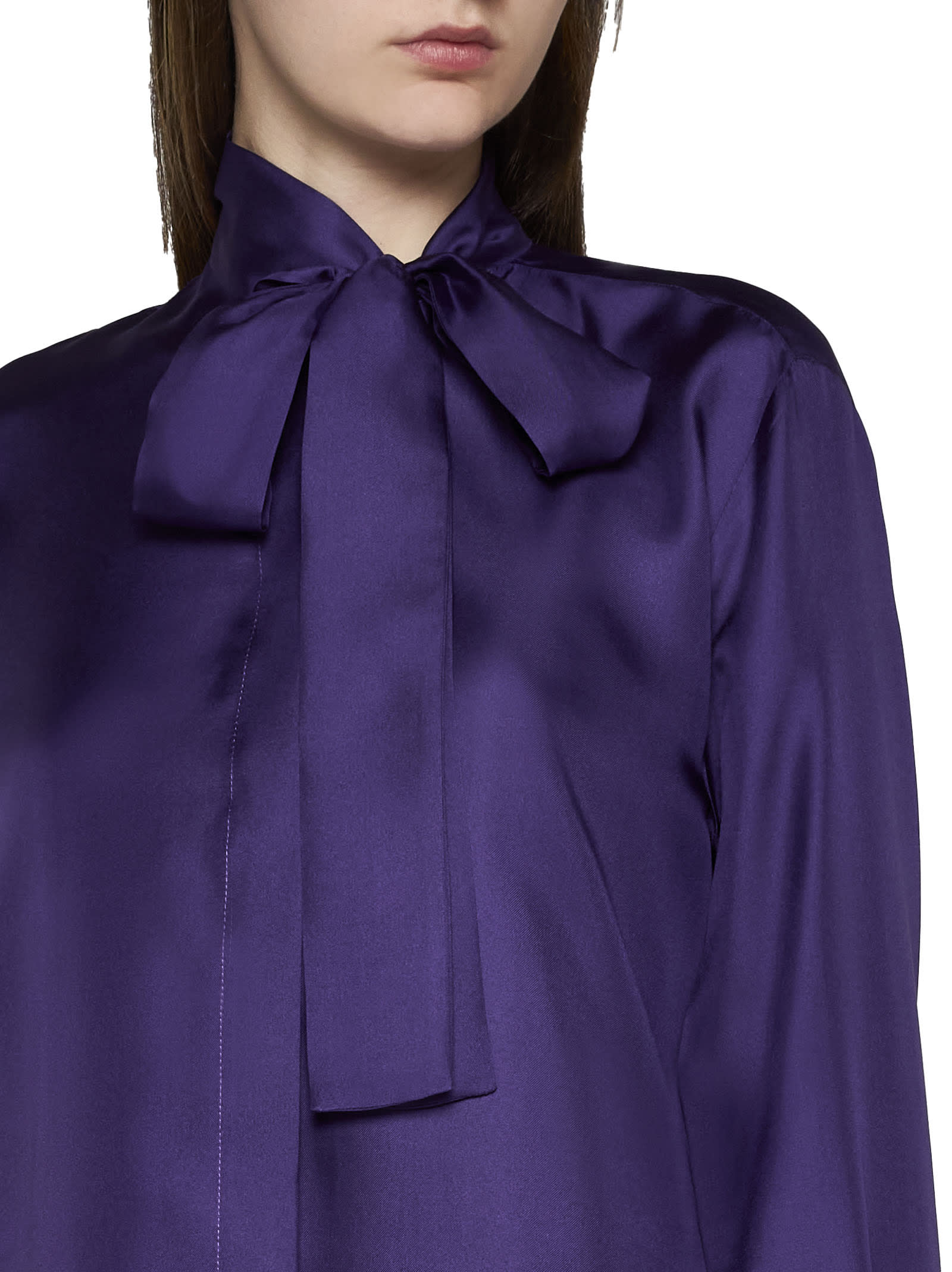 Shop Blanca Vita Shirt In Purple