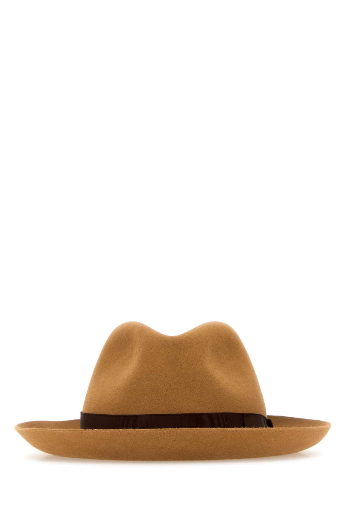 Camel Velour Hat