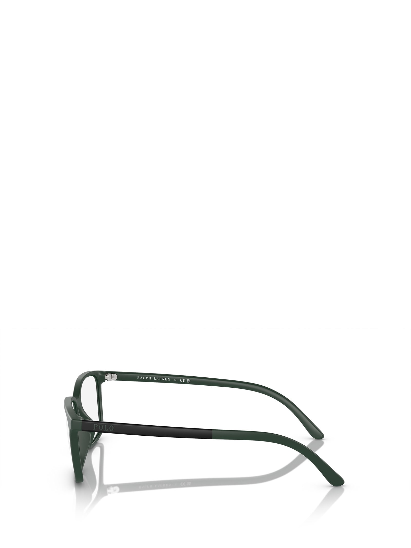 Shop Polo Ralph Lauren Ph2250u Matte Bottle Green Glasses