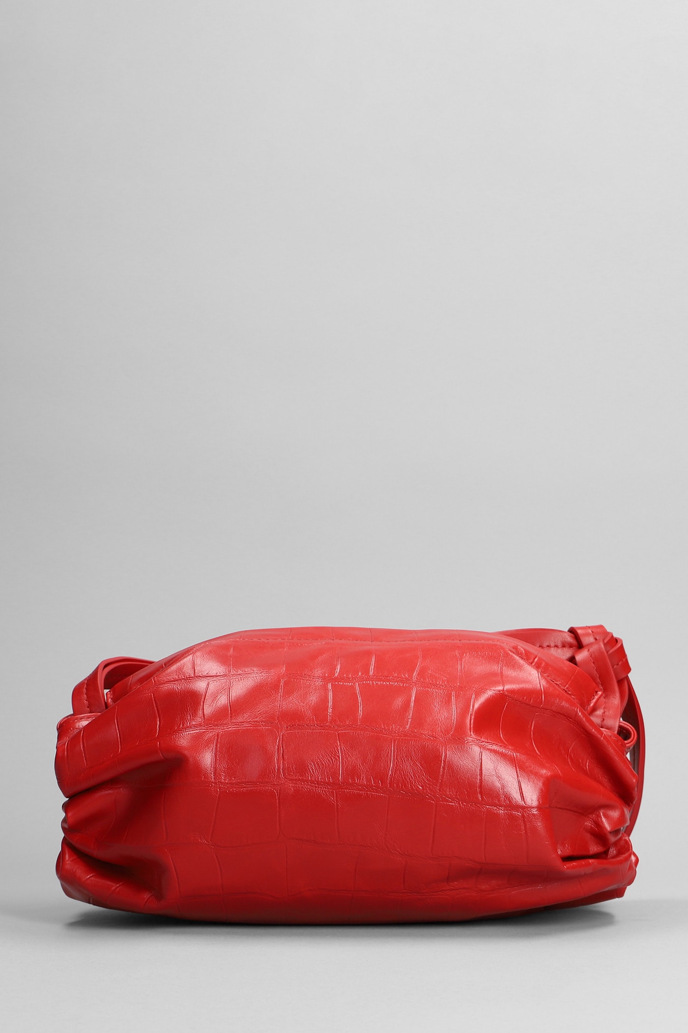 Shop Jil Sander Shoulder Bag In Red Leather