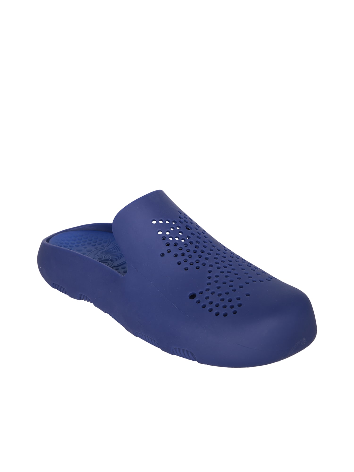 Shop Burberry Stingray Sandals Slides In Blue