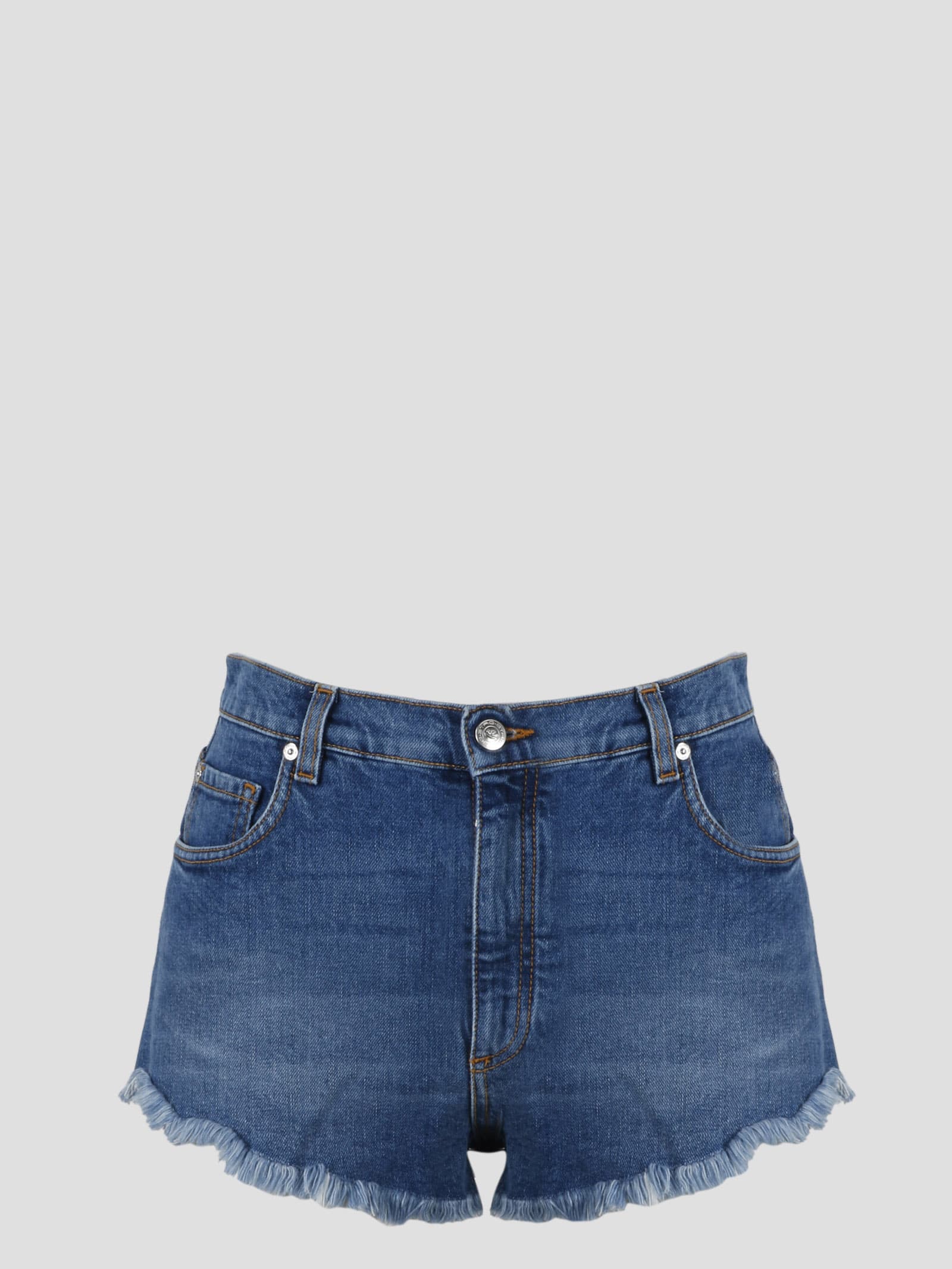 Stretch Denim Shorts