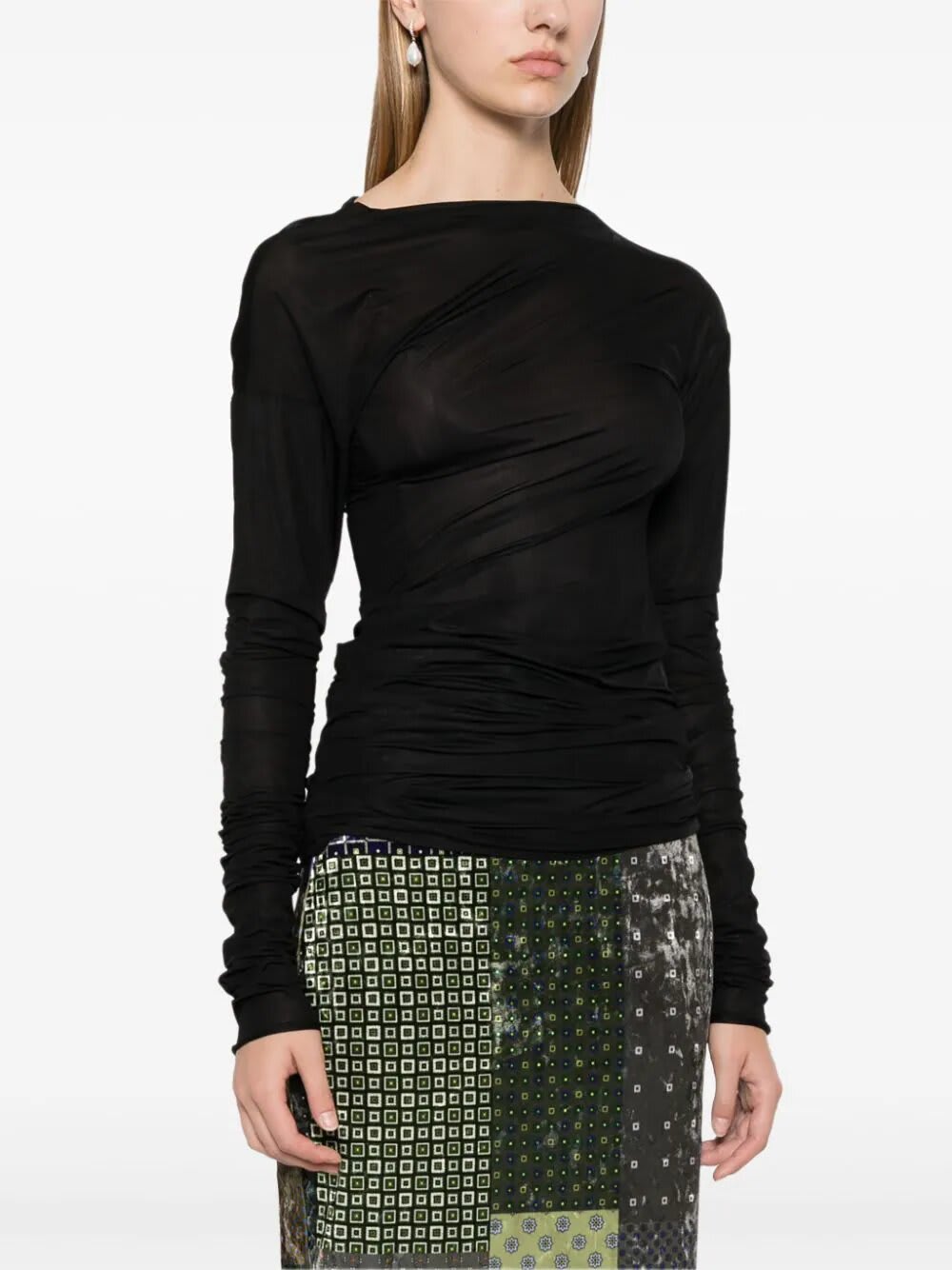 Shop Dries Van Noten Abito T Shirt In Black