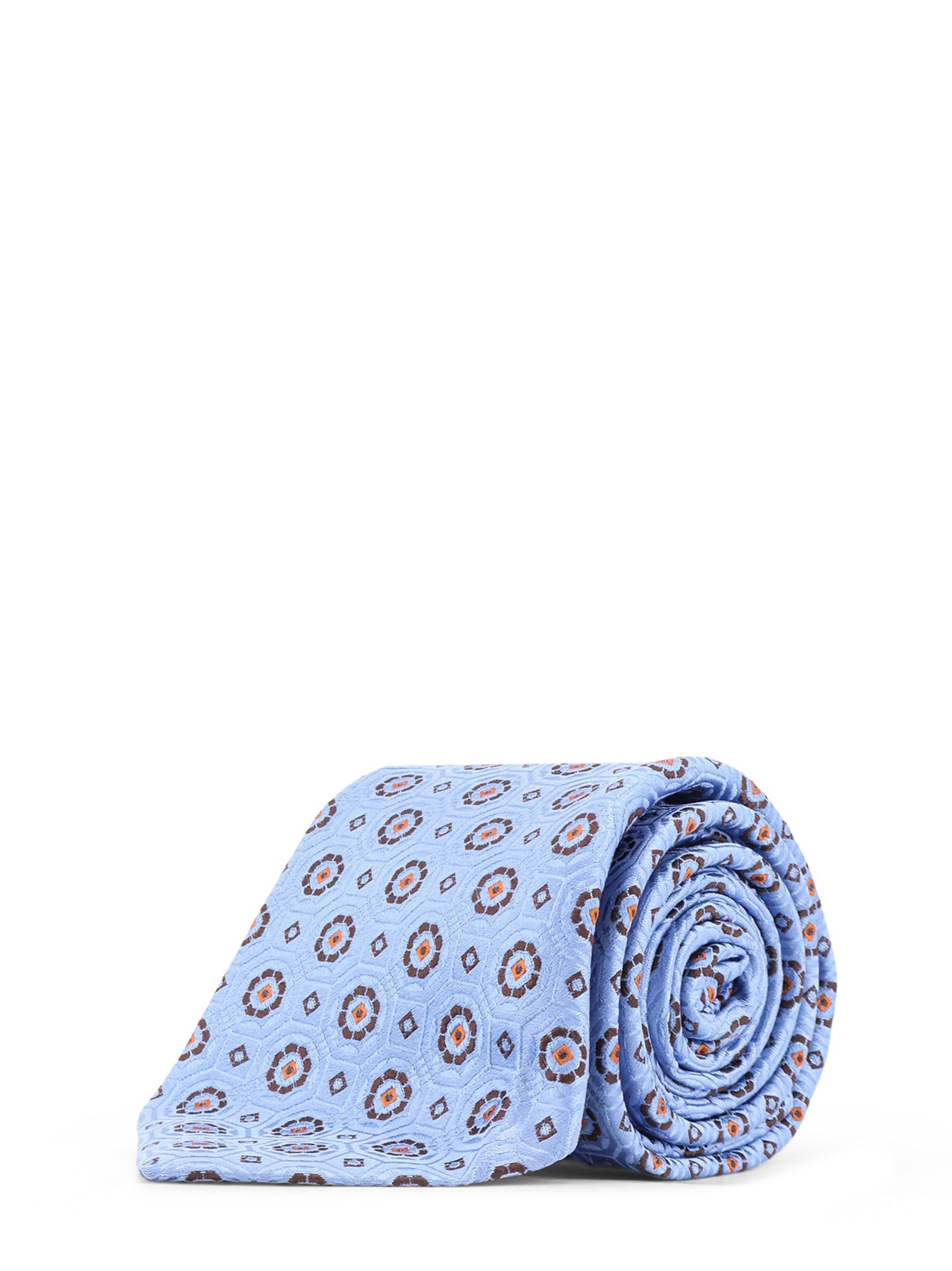 Kiton Silk Tie In Blue