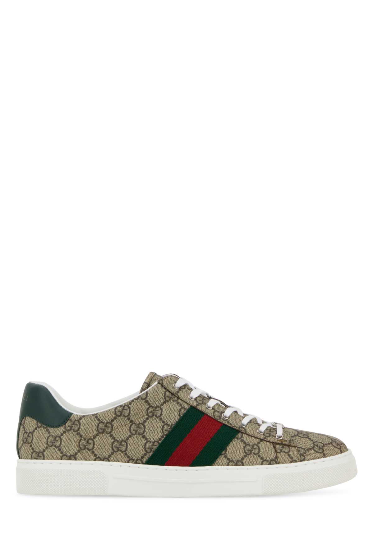 Gucci Men Ace Supreme Gg Fabric Low-top Sneakers In Multi