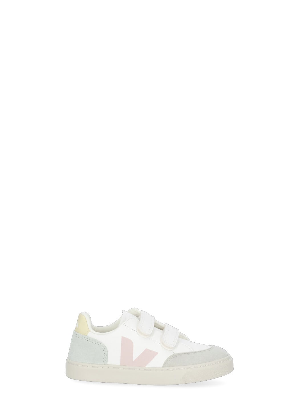 Veja Kids' Small V-12 Sneakers In White