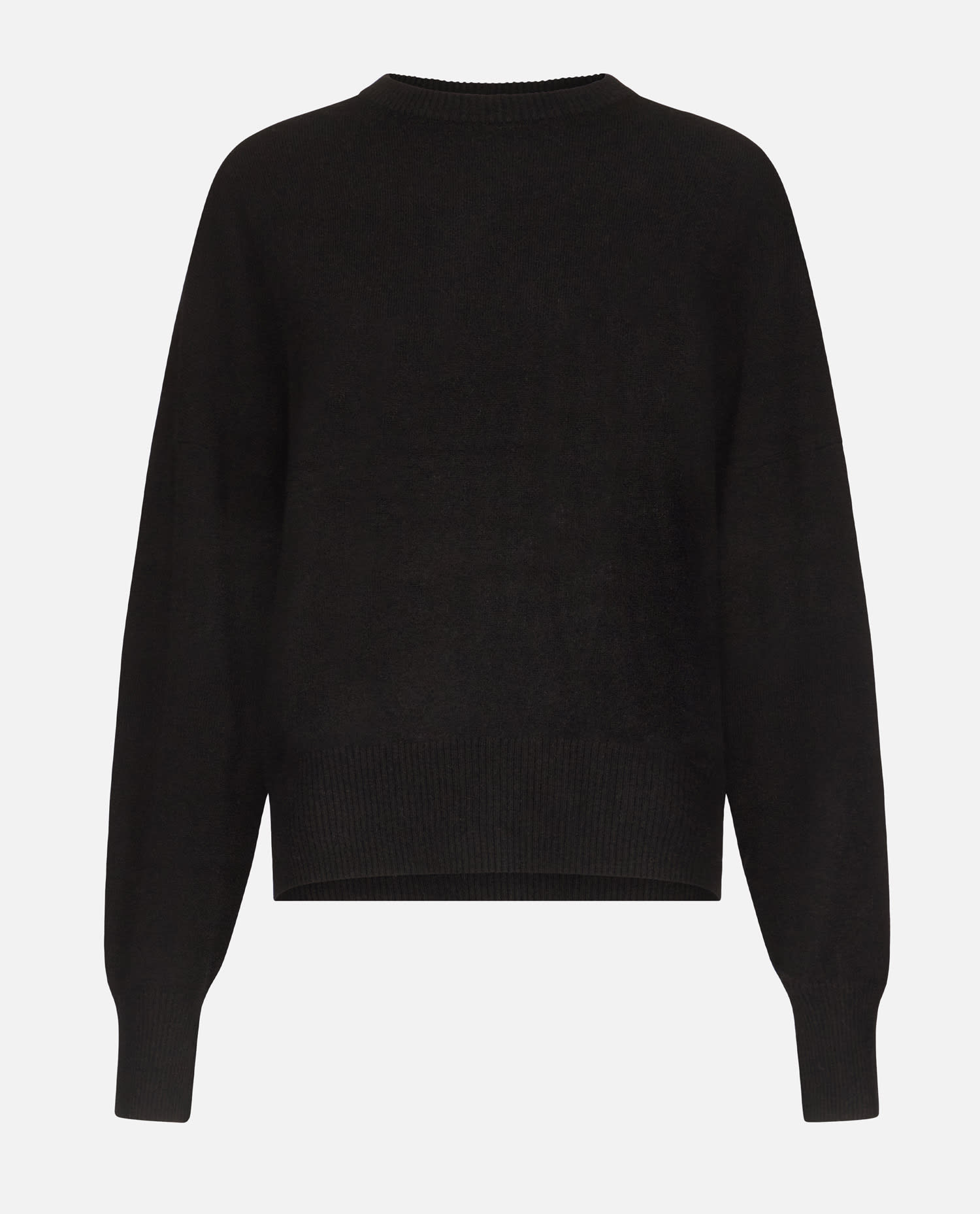 Loulou Studio Anaa Lds Round Neck Sweater In Black