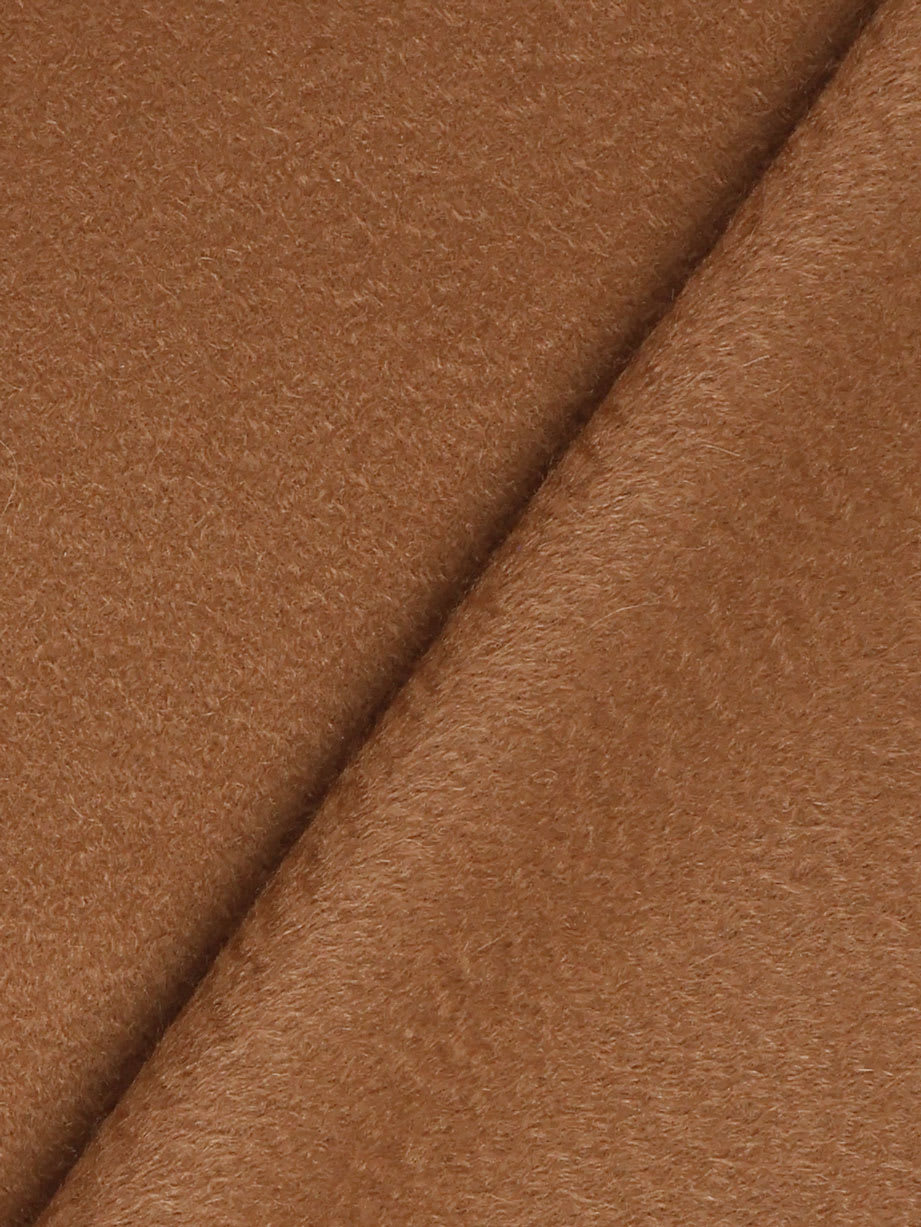 Max Mara Dalia Rectangular Scarf With Logo Detail In Brown