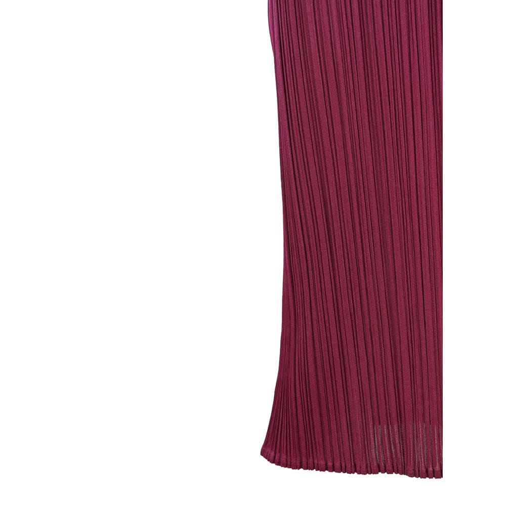 Issey Miyake Dress In Burgundy
