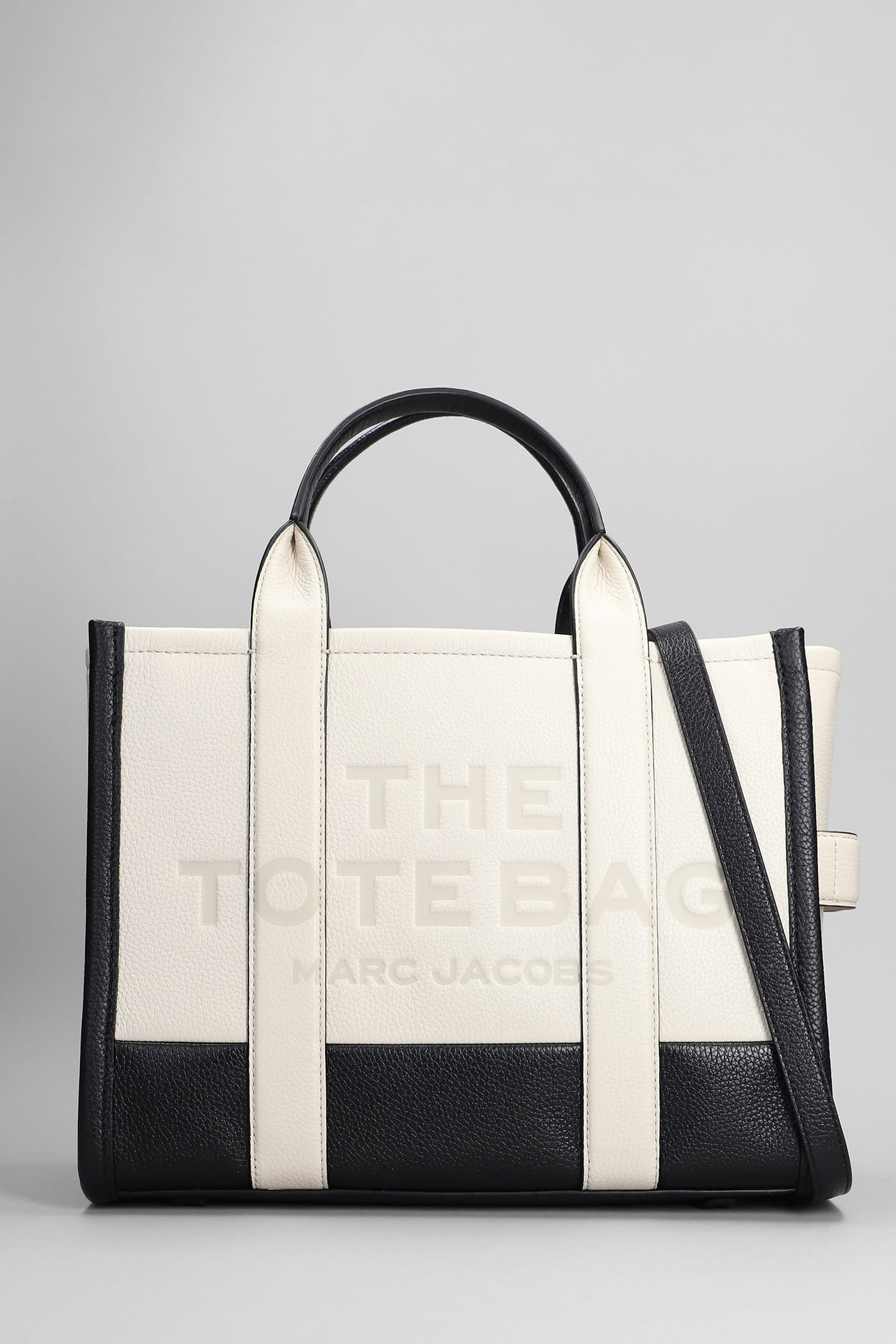 Shop Marc Jacobs Tote In White Leather