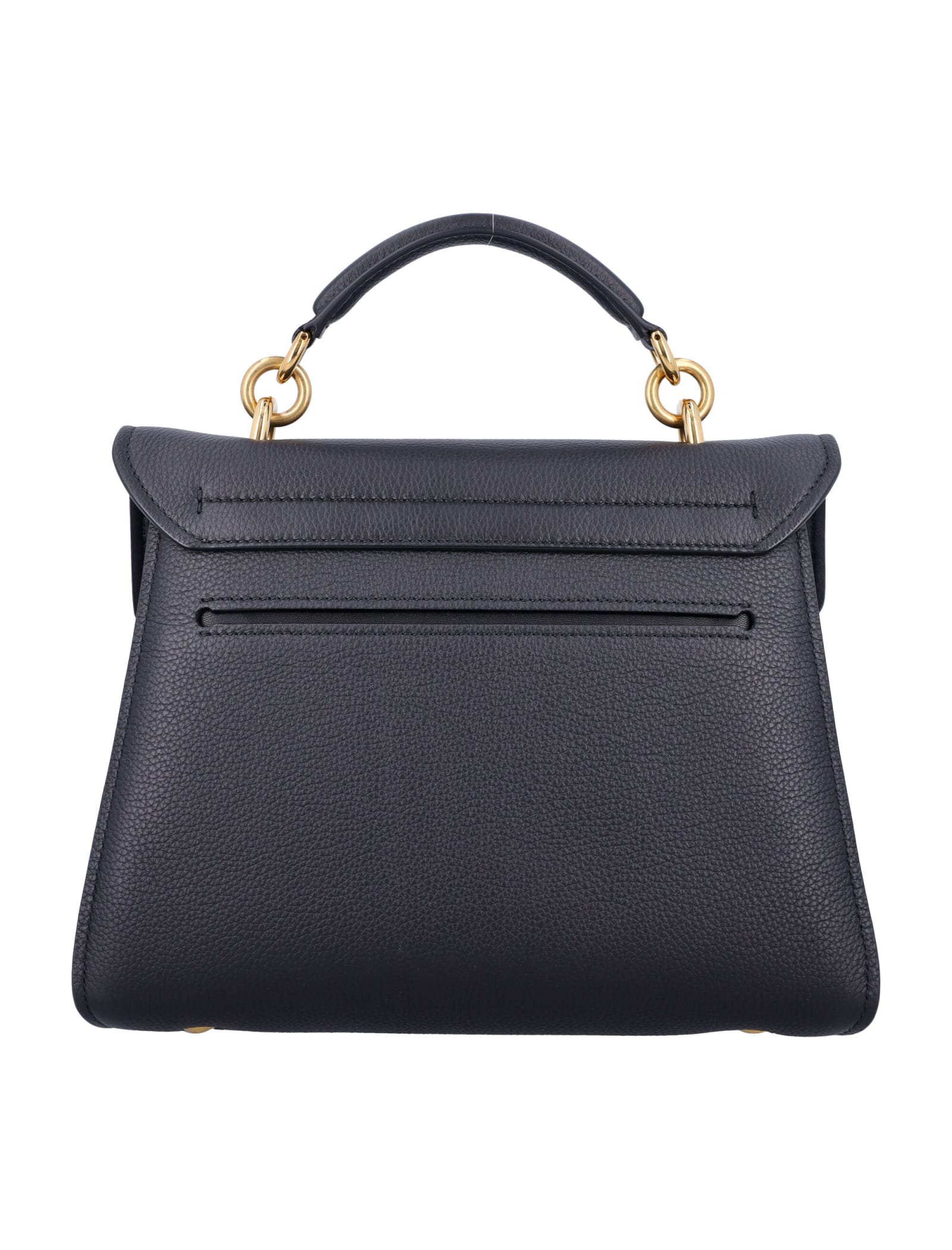 Shop Ferragamo Margot Top Handle Bag In Nero