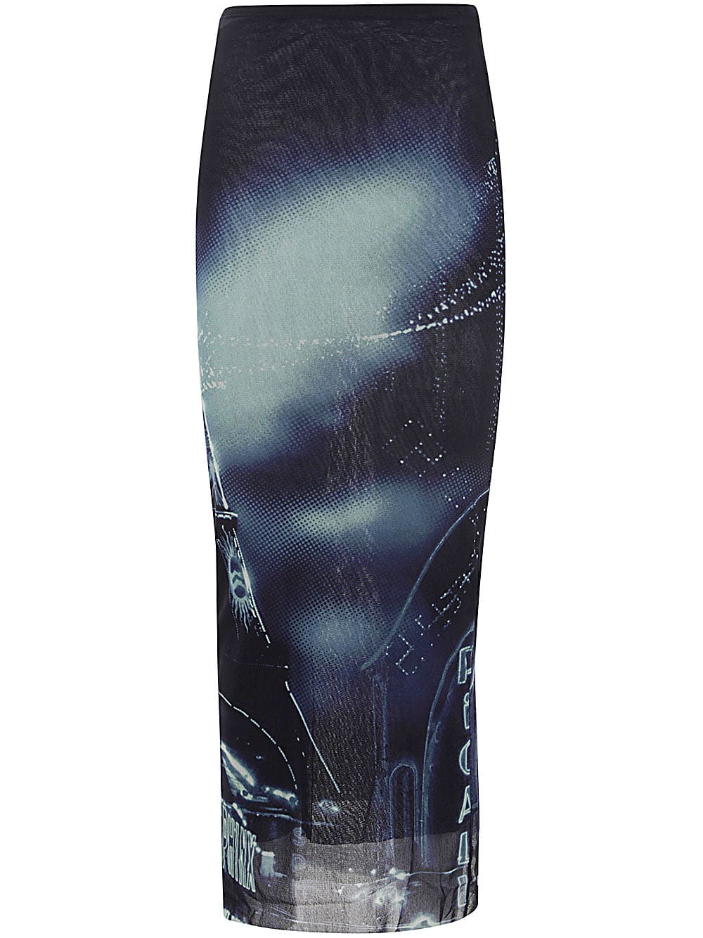 Mesh Long Skirt Printed pigalle