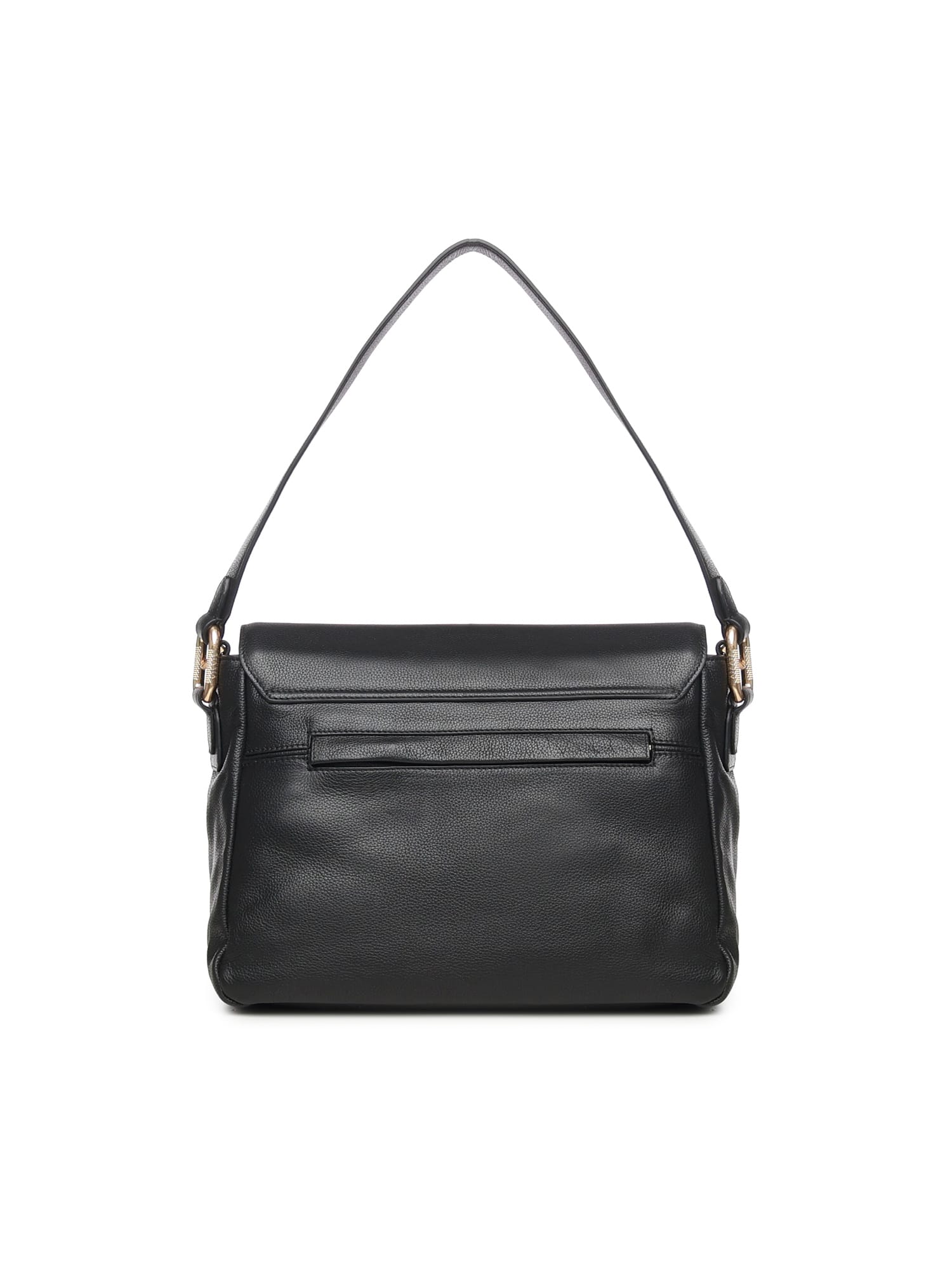 Biasia Noveau Leather Shoulder Bag In Black
