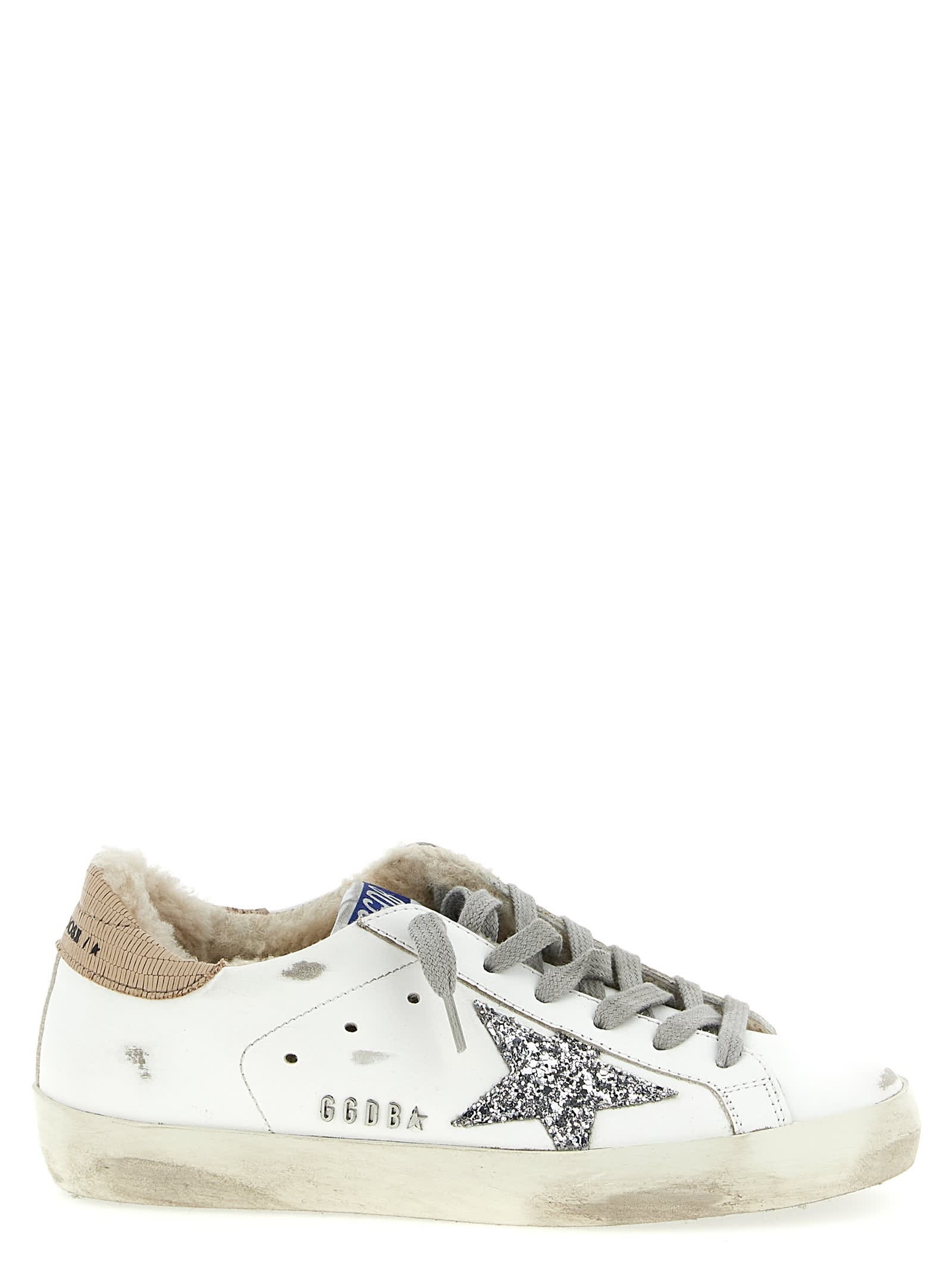 Golden Goose Superstar Sneakers Shearling Lining In Multi
