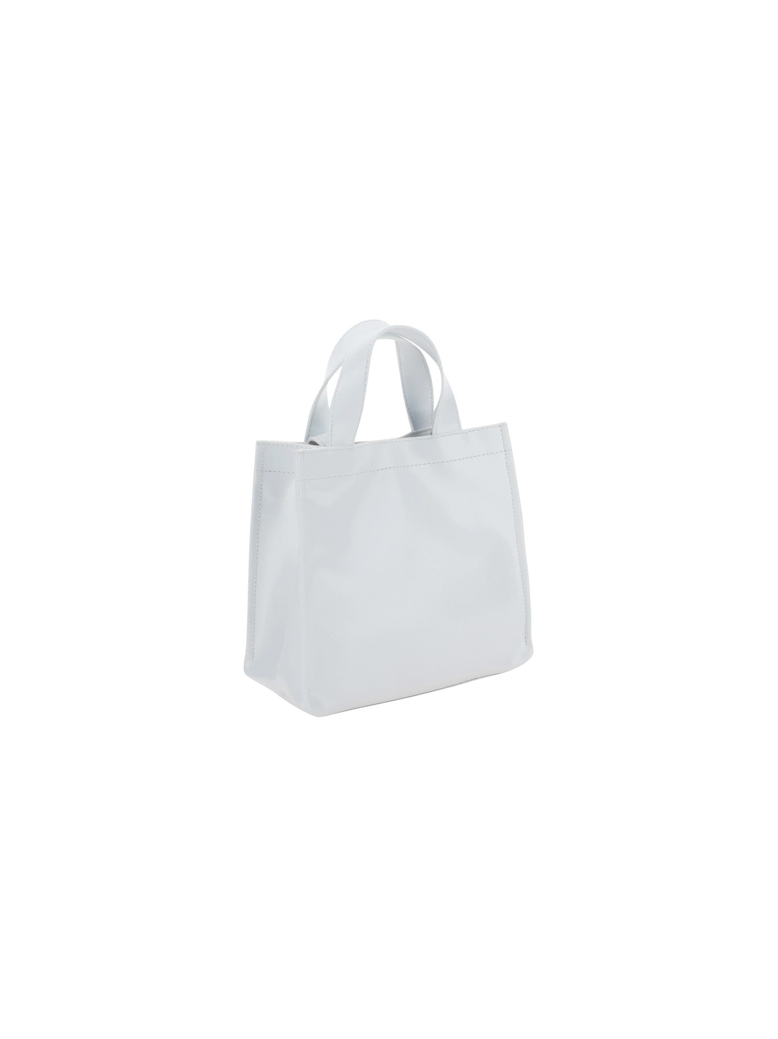 Shop Acne Studios Mini Shopper Bag In White