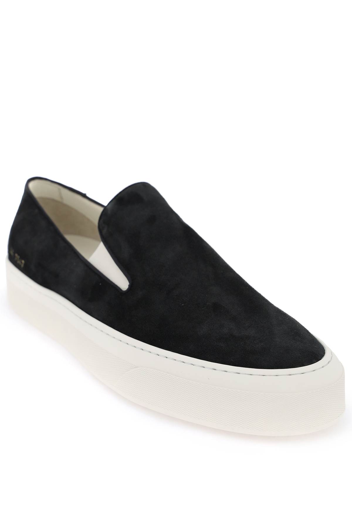 Shop Common Projects Slip-on Sneakers In Black (black)