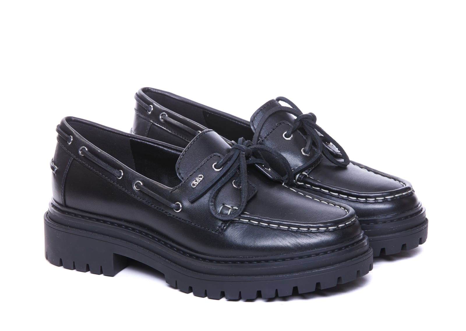 Shop Michael Michael Kors Cameron Loafers In Black