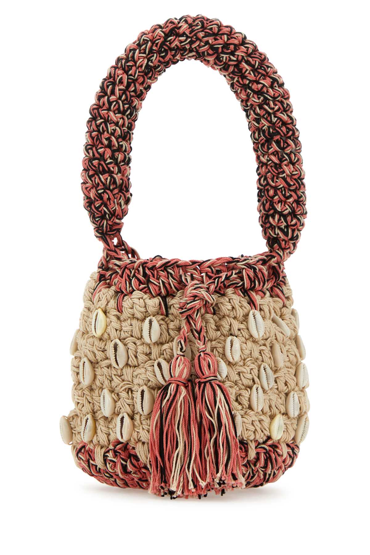 Multicolor Crochet Mini Seashell Handbag