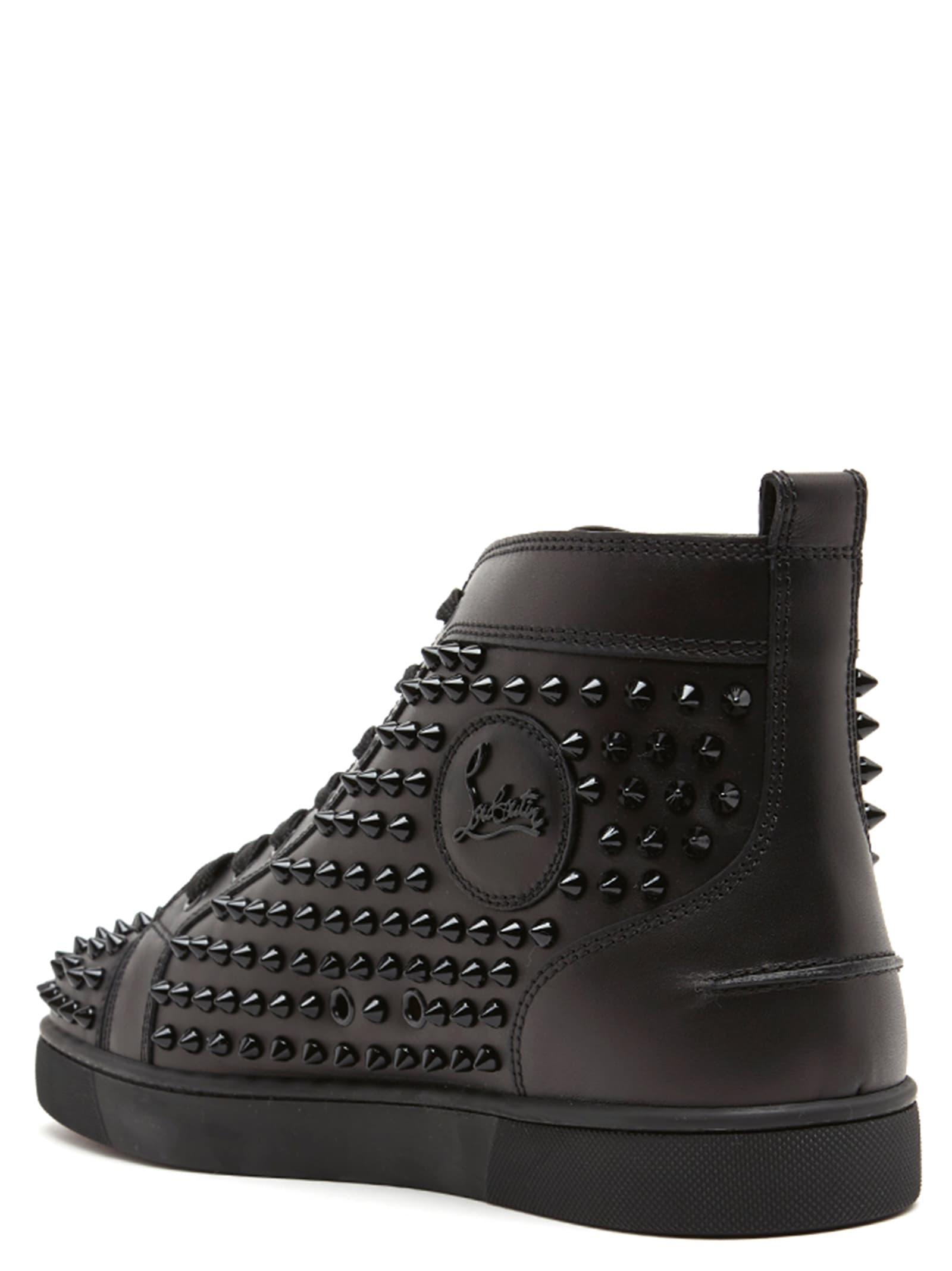 Shop Christian Louboutin Louis Sneakers In Black