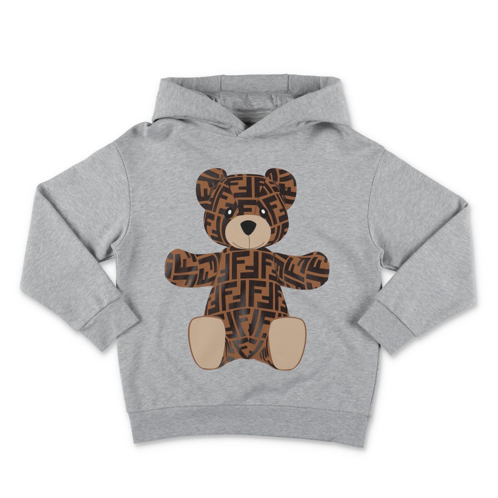 Kid's FF Logo-Print Bear Hoodie
