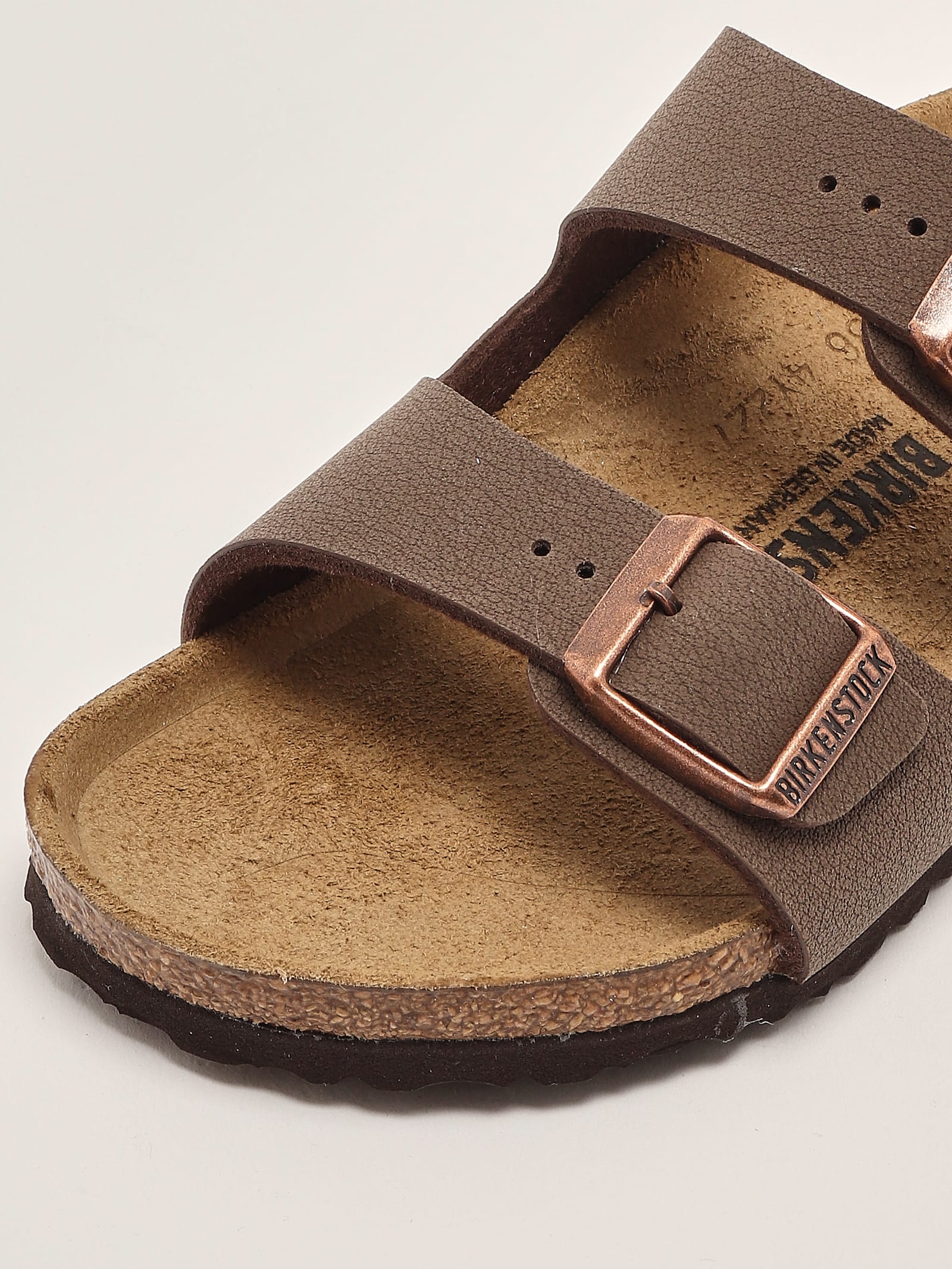Birkenstock Arizona Birkibuk Sandal In Brown