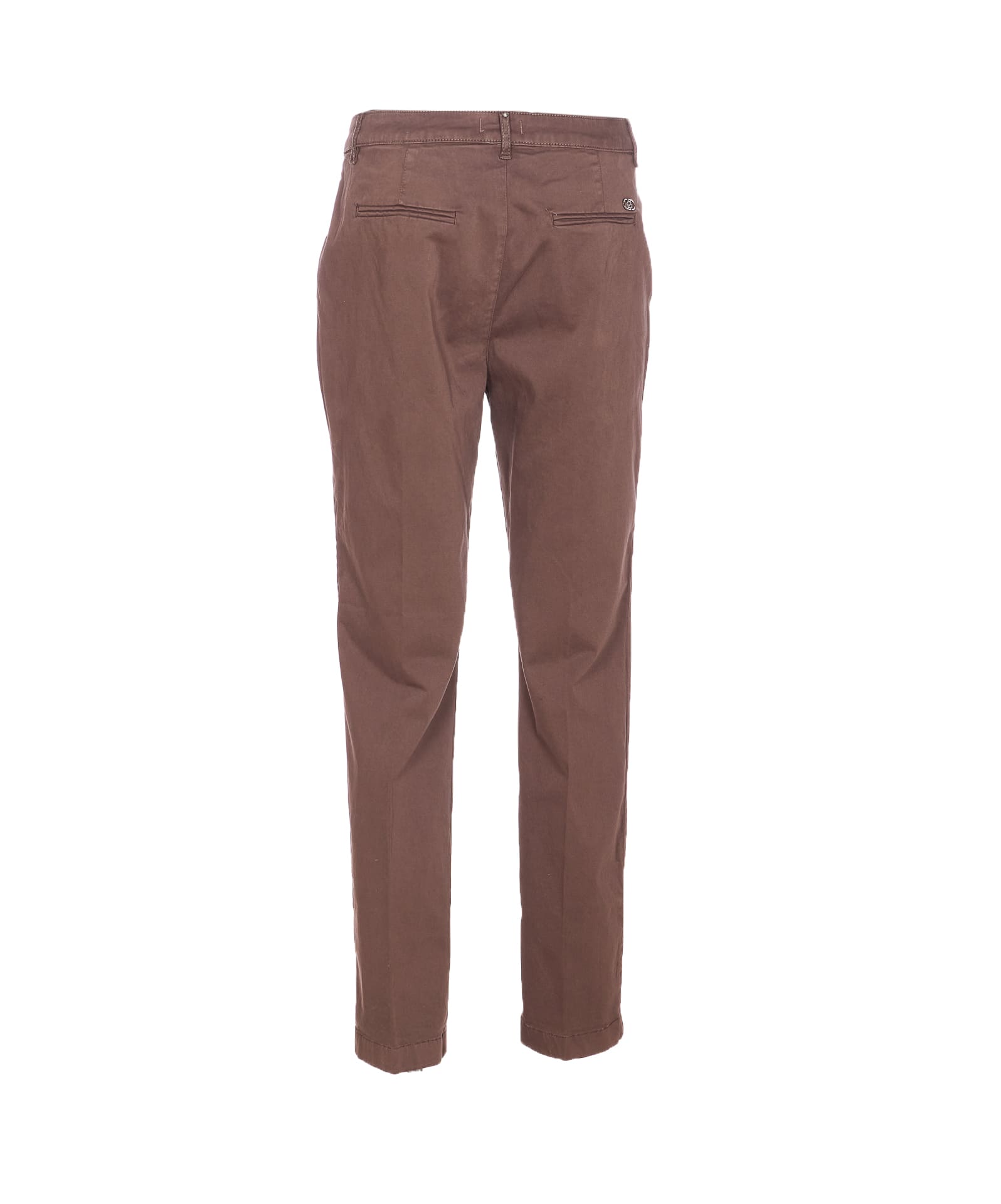Liu •jo Buttoned Jeans With Side And Back Pockets In Brown