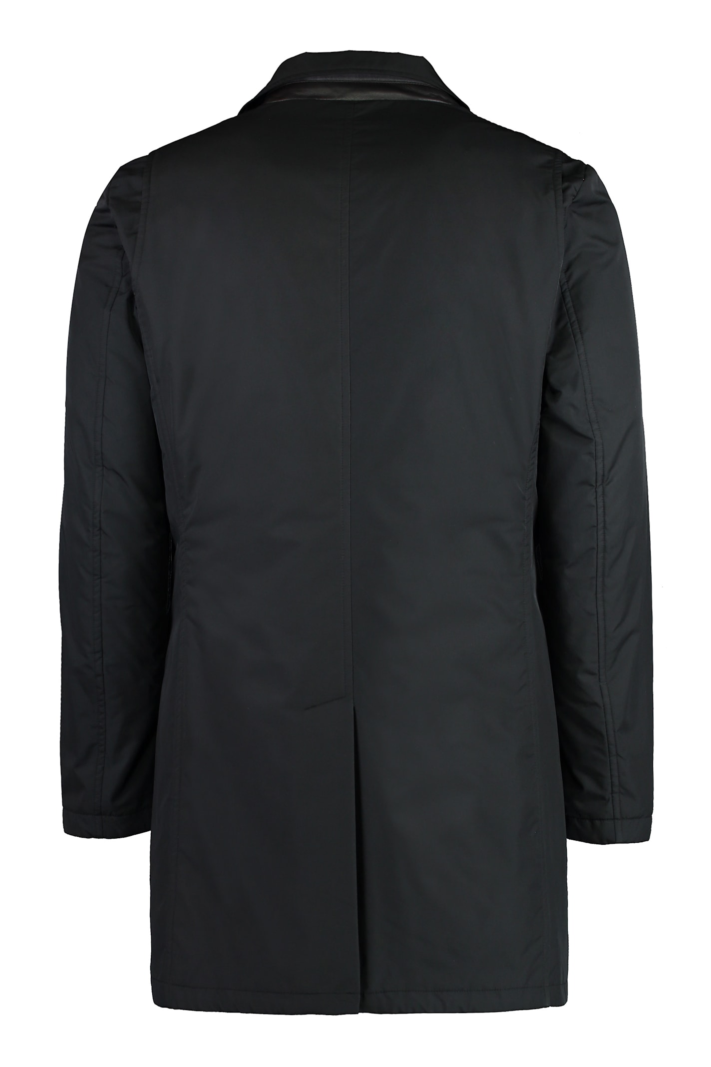 Moorer Shinjuku Techno Fabric Jacket In Black