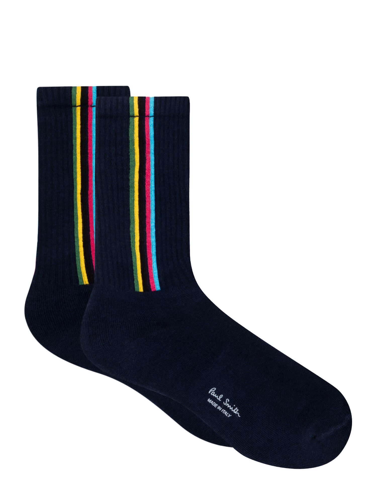 Shop Ps By Paul Smith Sock With Logo In Blue