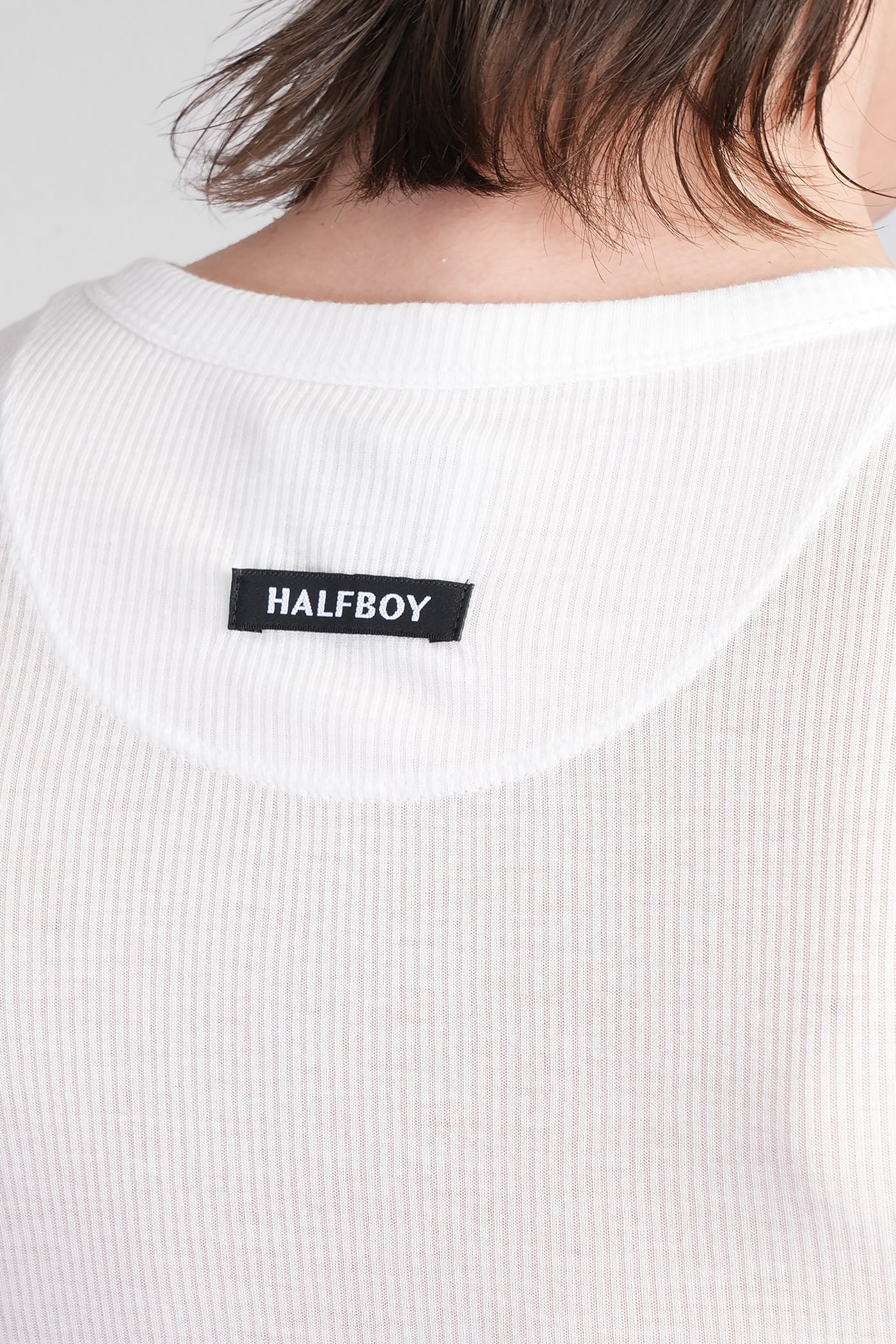 Halfboy T-shirt In White Modal