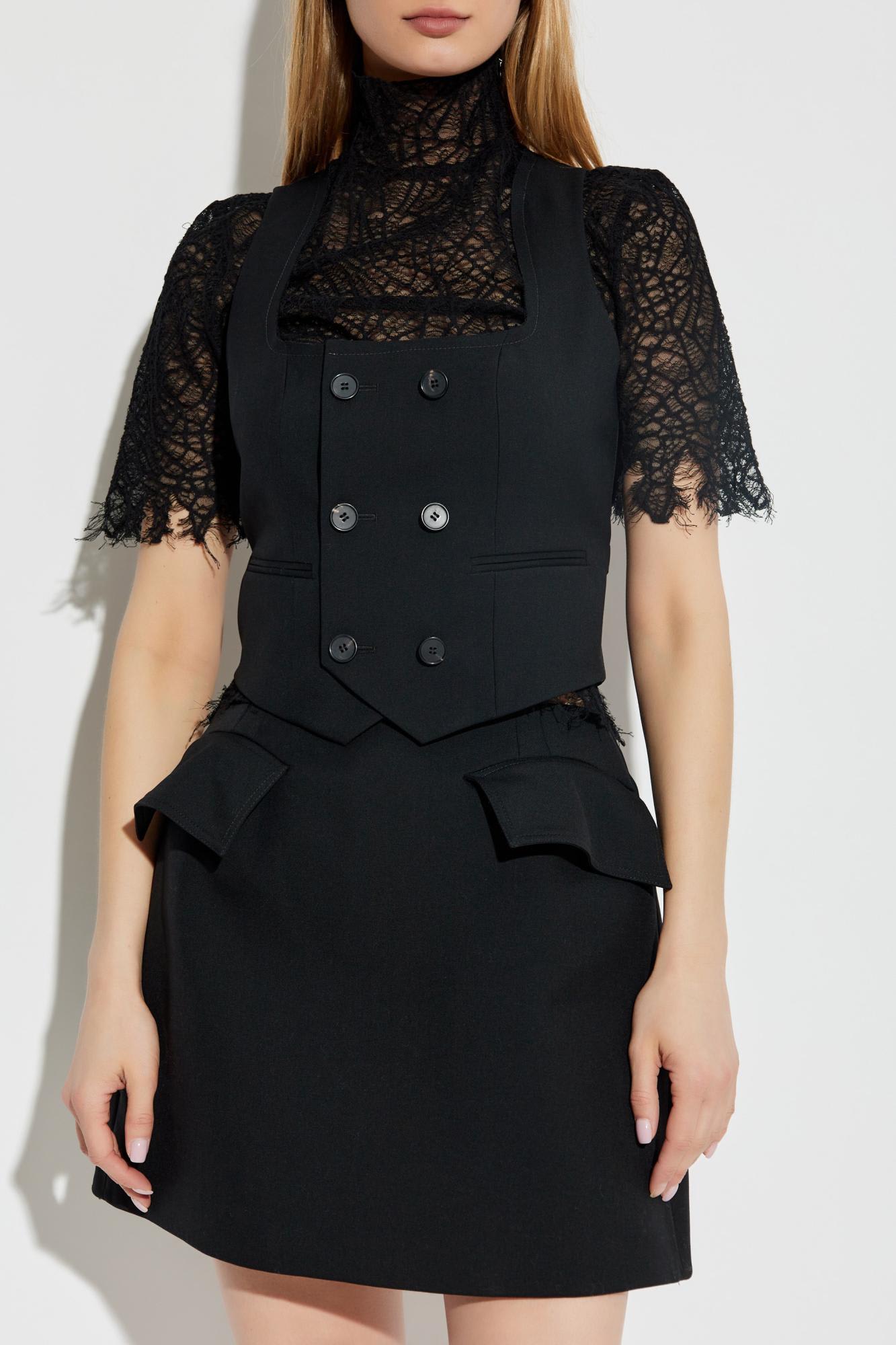 Alexander Mcqueen Wool Waistcoast
