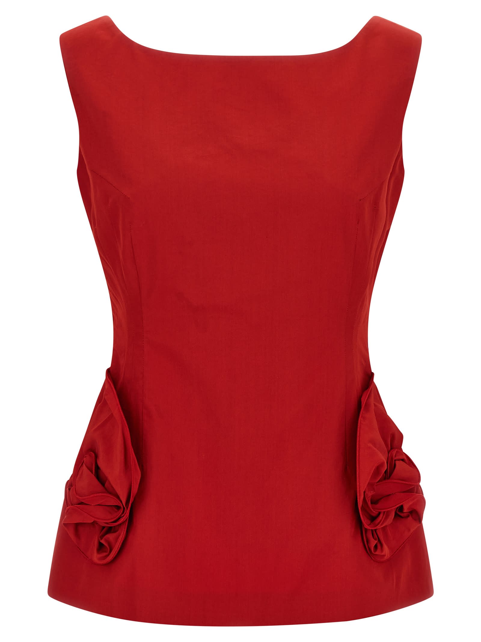 Magda Butrym 05 Top In Red