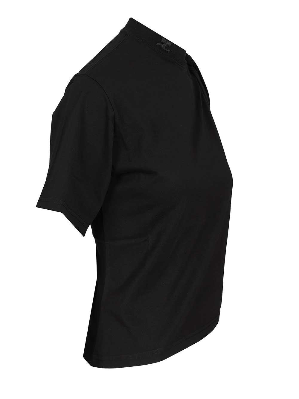 Courrèges Courreges Women Asymmetrical T-shirt In Black