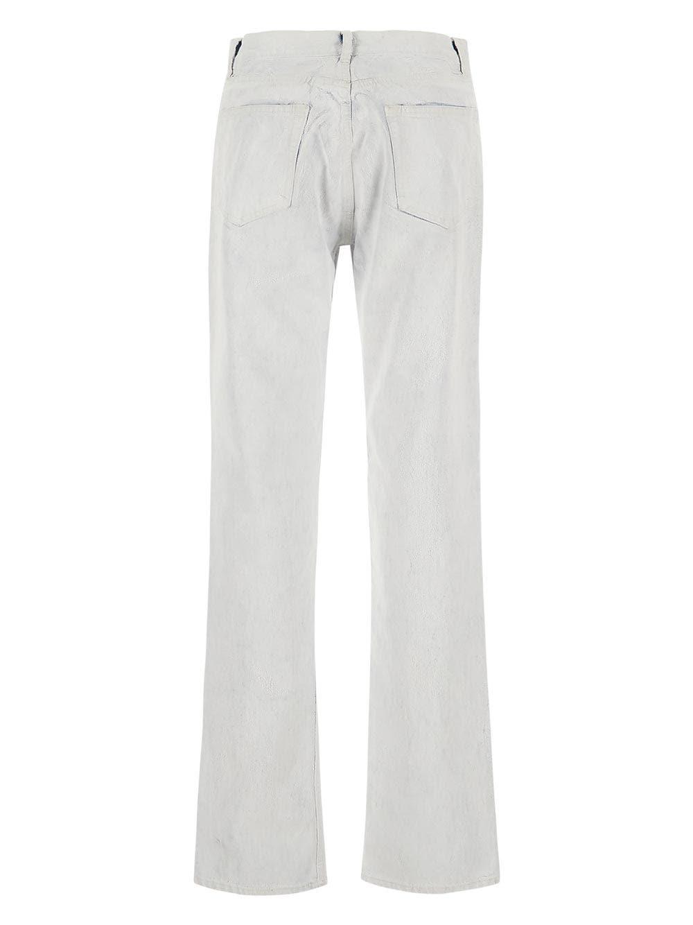 Shop Maison Margiela Whiteout Trousers